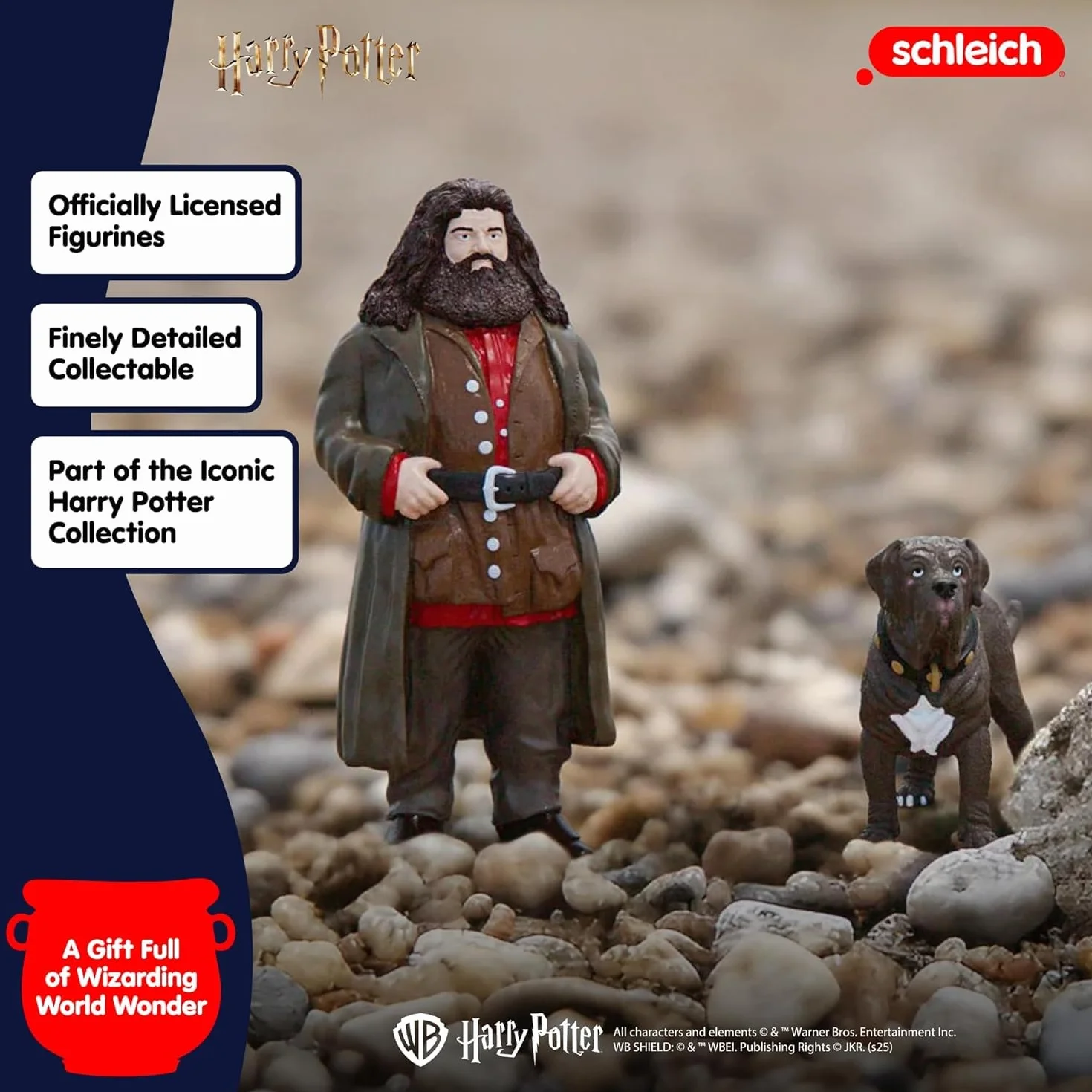 Schleich Harry Potter Hagrid i Kieł 42638 Zestaw z figurką dla dzieci od 6 lat