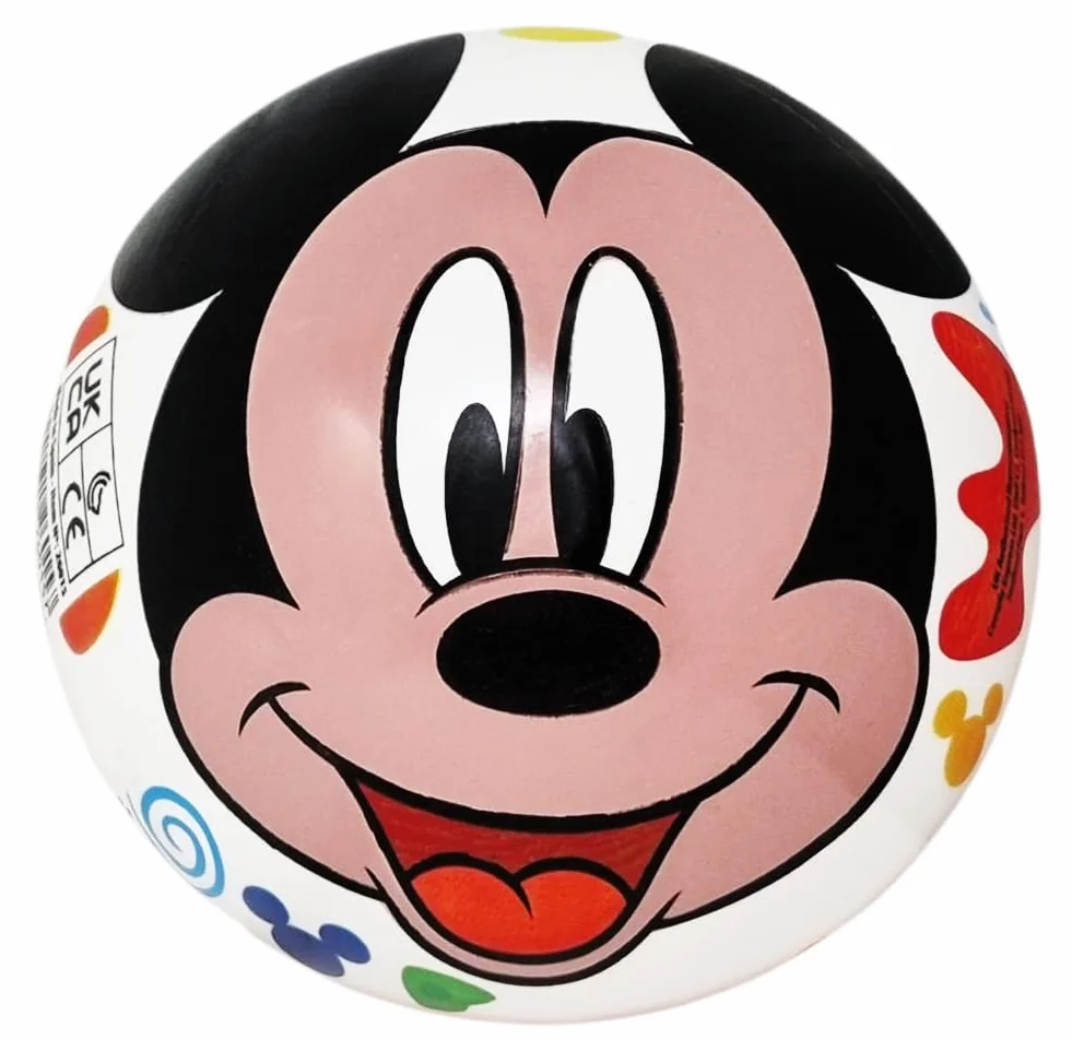 Disney Mickey Mouse Myszka Miki Bioball piłka ręczna do piłki ręcznej plaża ogród 17 cm
