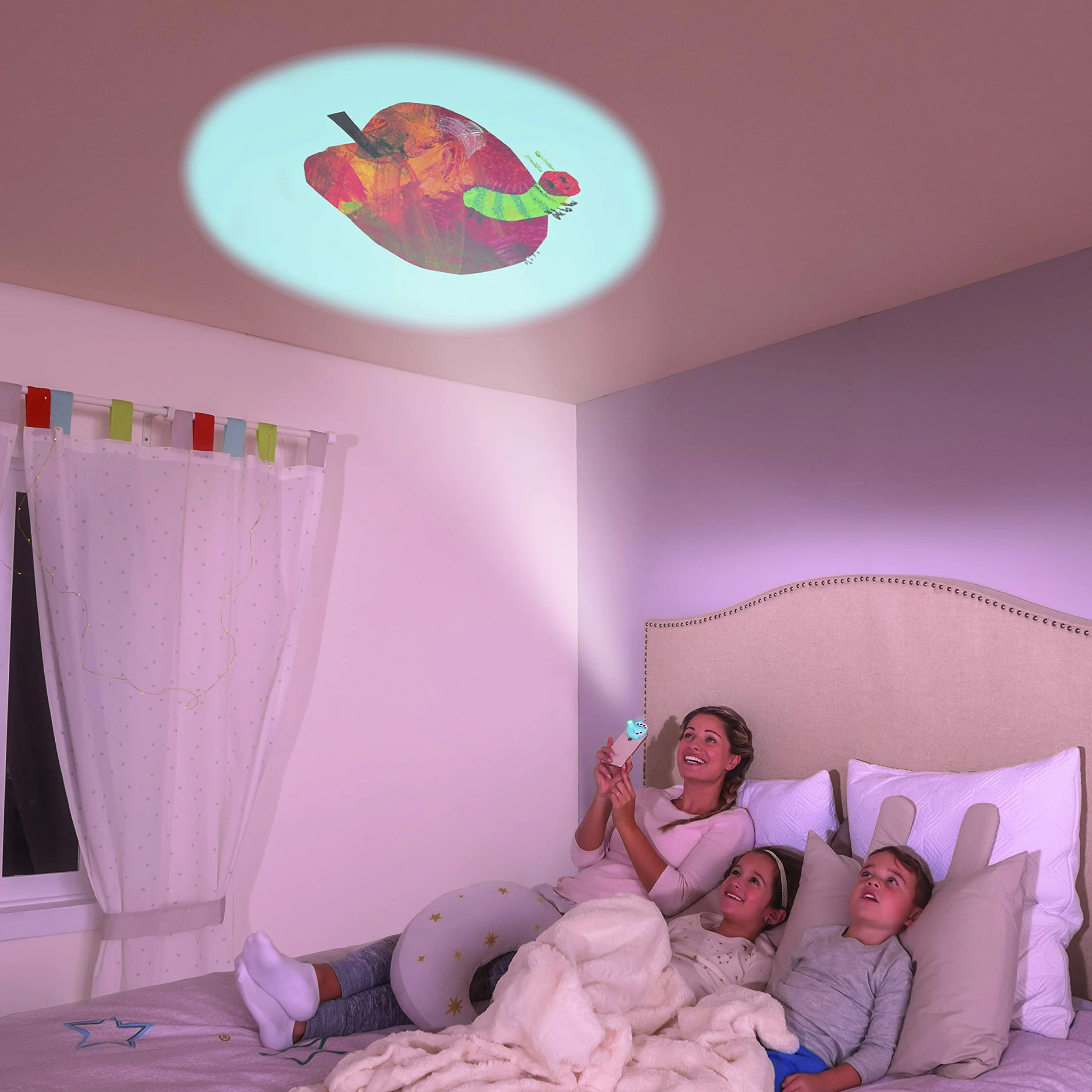 Moonlite 6047227 projektor opowieści dla dzieci, wielokolorowy