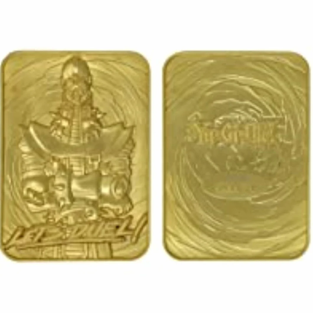 YU-GI-OH! - Jinzo - Carte en Métal Plaqué Or Collector