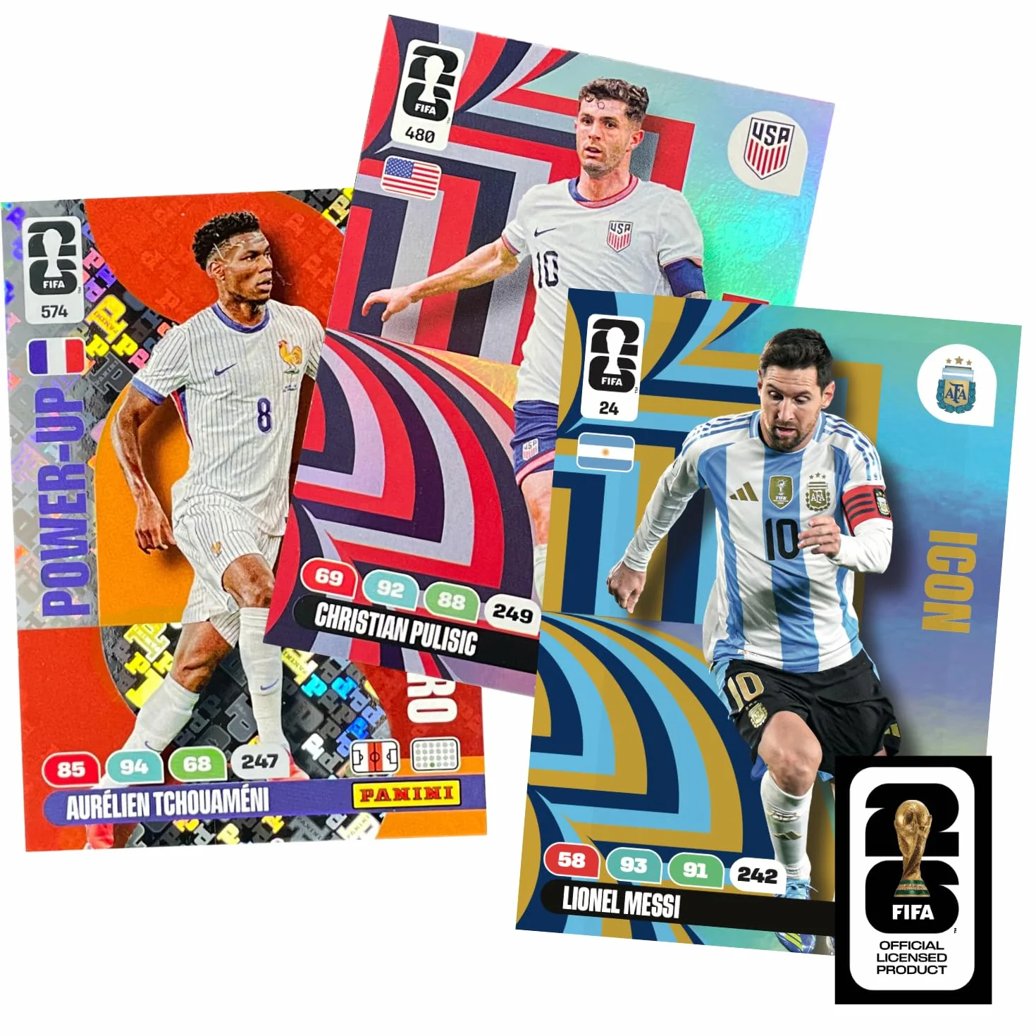 Panini Mistrzostwa Świata FIFA 2026 Gra karciana Pudełko z 24 kieszeniami