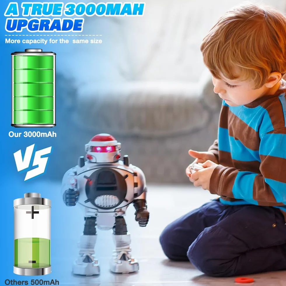 Akumulator litowo-jonowy 7,4 V, 2 szt. 3000 mAh akumulator litowo-jonowy z wtyczką Deans T Plug i Xh-3P, baterie litowe Lonen z 1 ładowarką, do pojazdów RC, czołgów, samochodów, robotów, samochodów