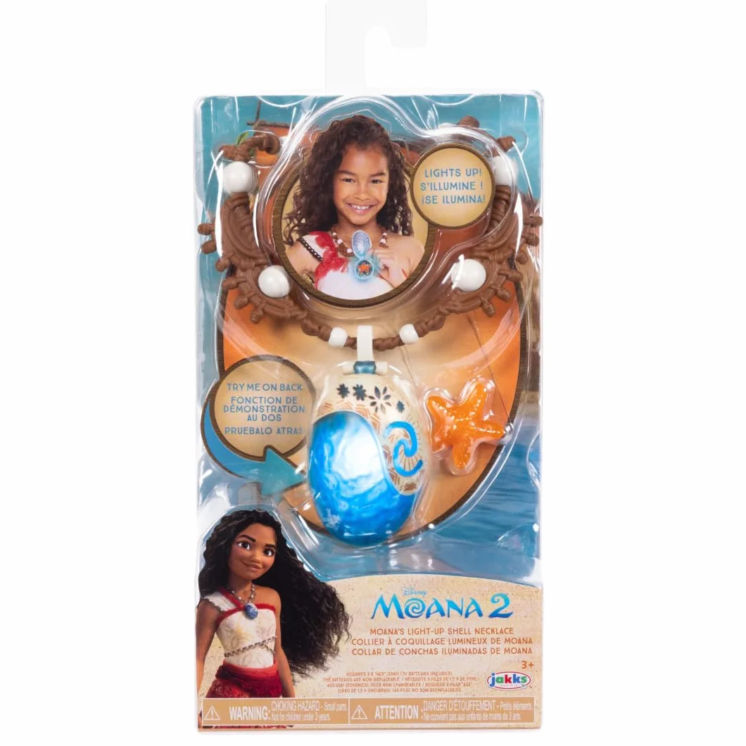 Otwierany Naszyjnik Gwiazda Morza z Bajki Vaiana Moana 2 Magicznie Świeci