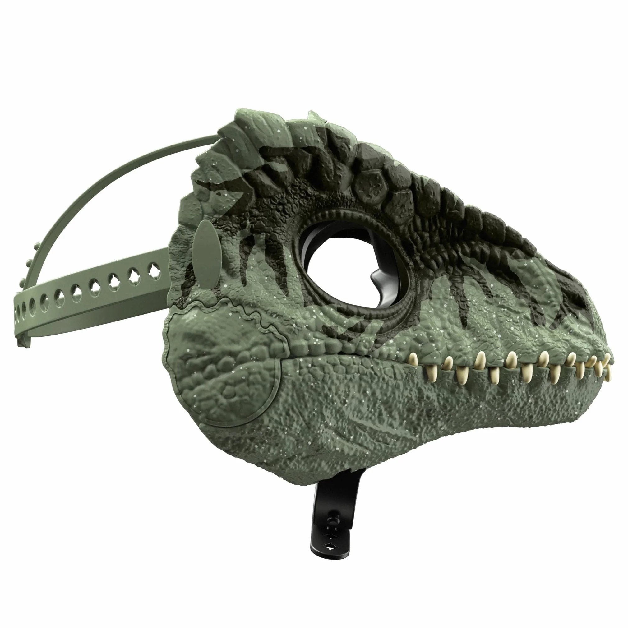 Mattel Maska dinozaura Jurassic World Dominium, Giganotosaurus Dino, zabawka do odgrywania ról i akcesoria kostiumowe z otwieraną szczęką i motywem inspirowanym filmem