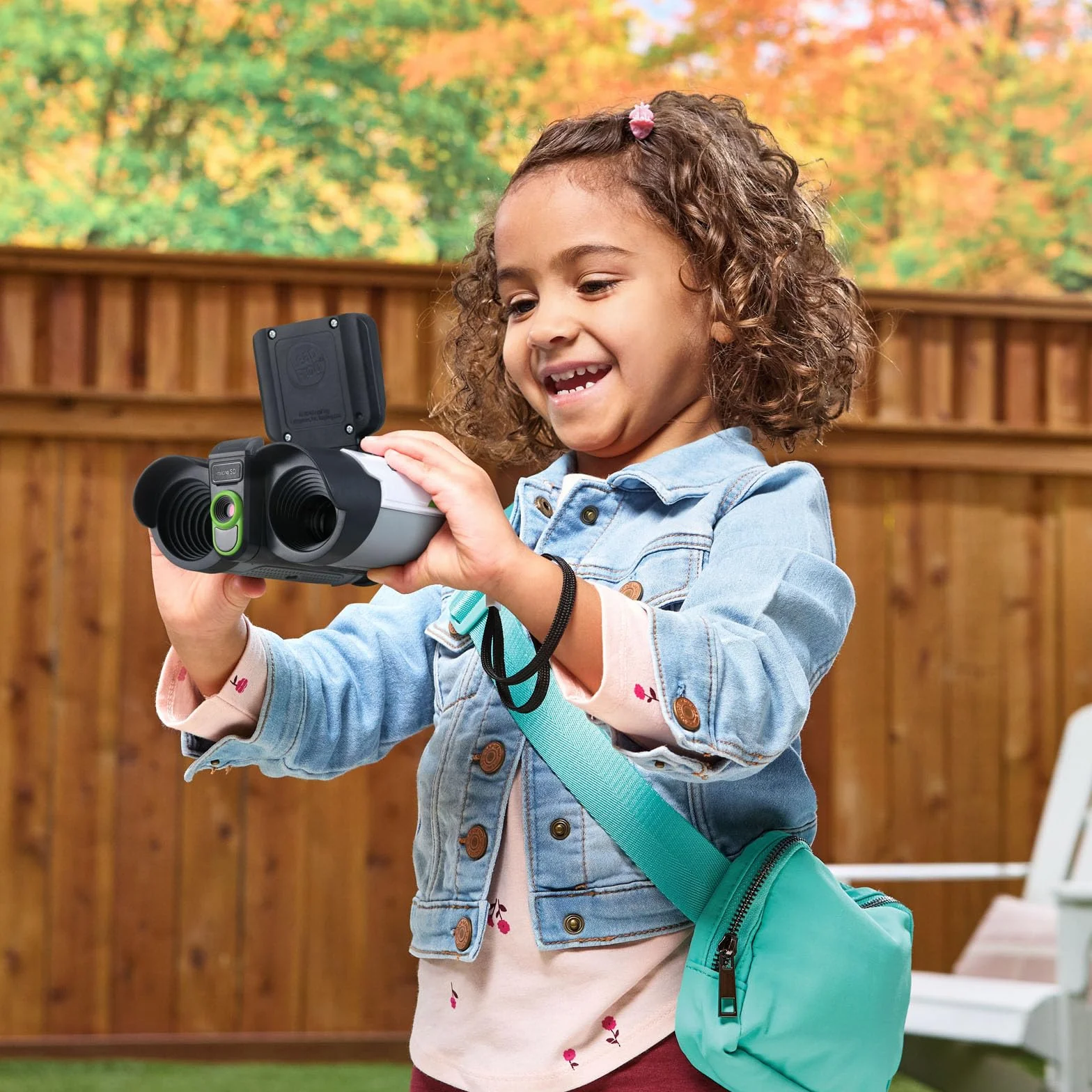 LeapFrog Magic Adventures Binoculars with Screen Capture Night Vision for Kids Ages 4+