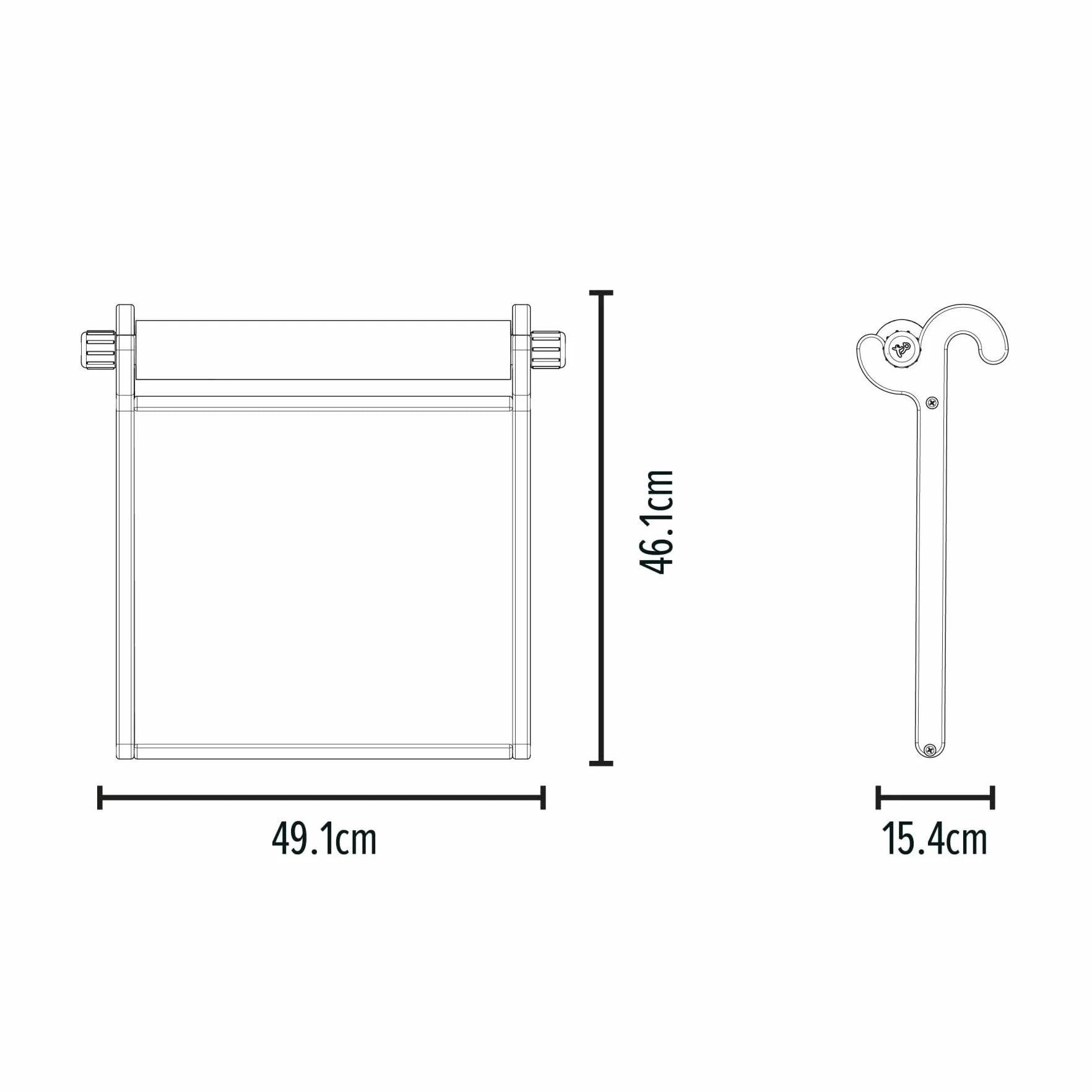 TP Toys Active Tots Wooden Easel Accessory – tablica kredowa i papierowa przewijana do kreatywnej gry