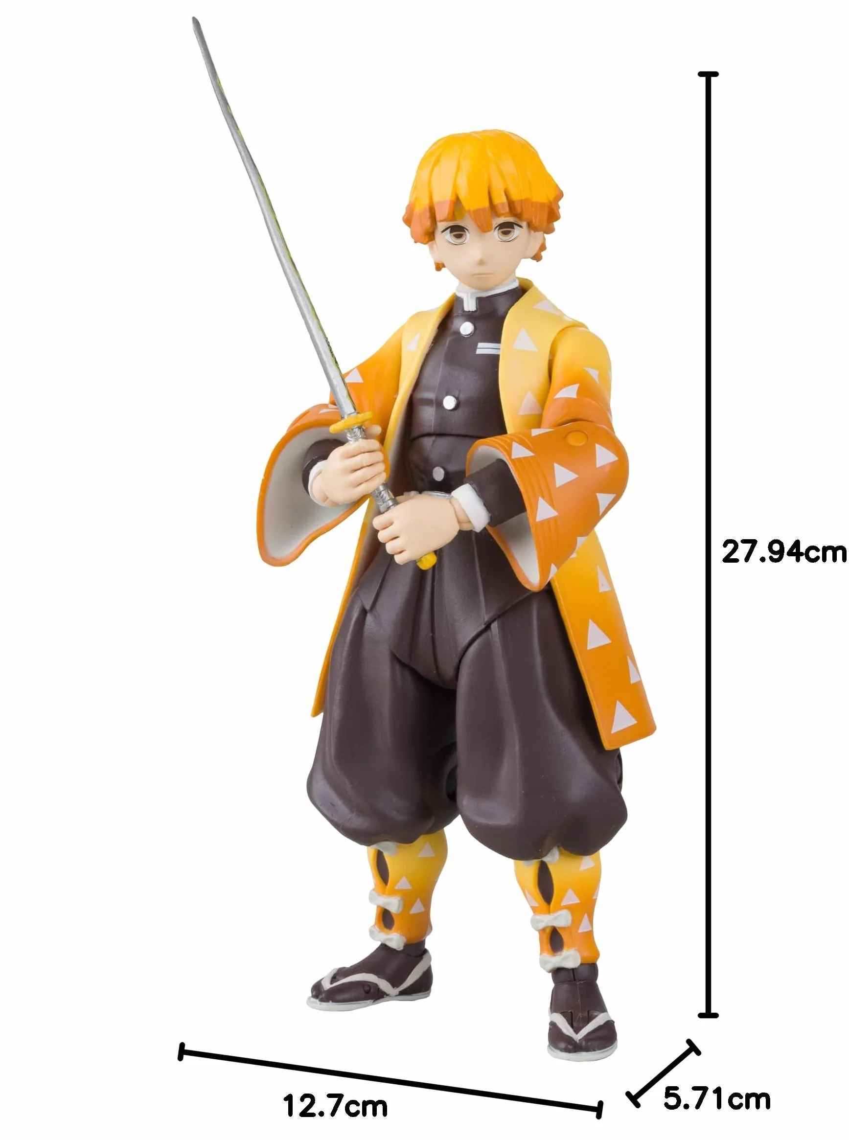 Zenitsu Agatsuma Action Figure 18cm