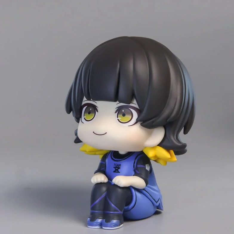 Niebieskie figurki z zamkiem, Isagi Yoichi figurka anime statuetki PCW Bachira Meguru Anime figurka akcji 10 cm