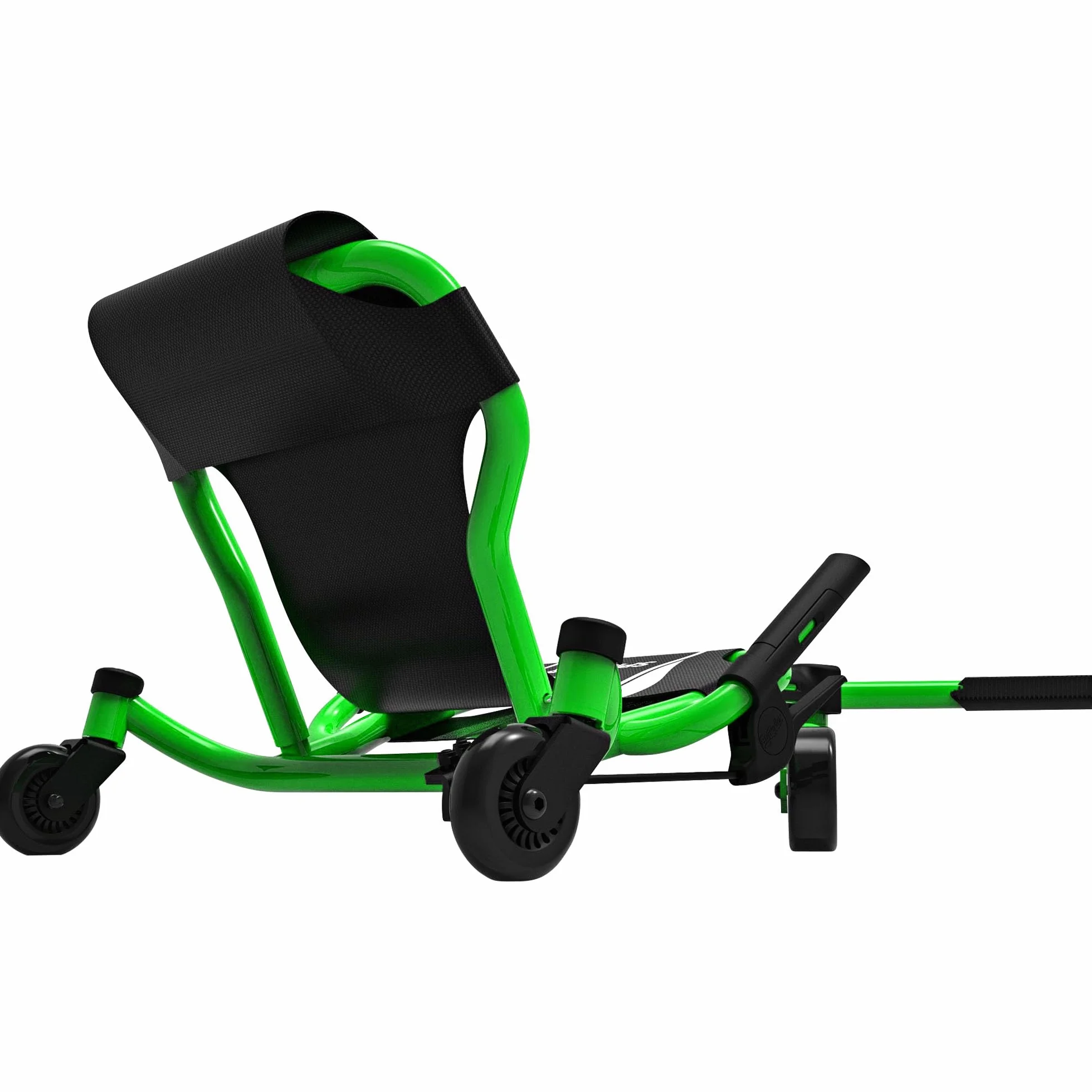 EzyRoller Spinner Ride On Scooter for Kids & Toddlers, Outdoor Ride on Toy with Caster Wheels for Drifting & Tight Turning, Up to 150 lbs, Ages 4 & Up - Green