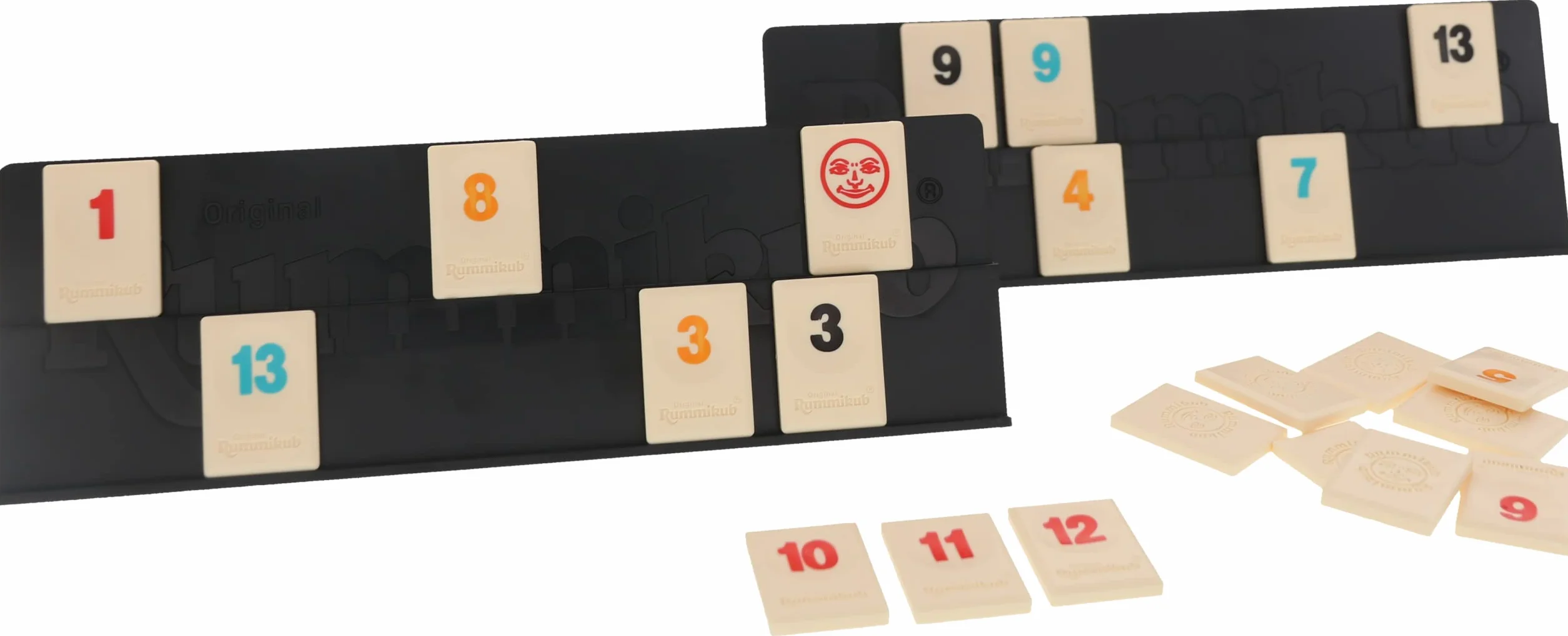 Goliath Rummikub Compact Reisedition, gra podróżna od 6 lat, gra towarzysząca dla 2-4 graczy