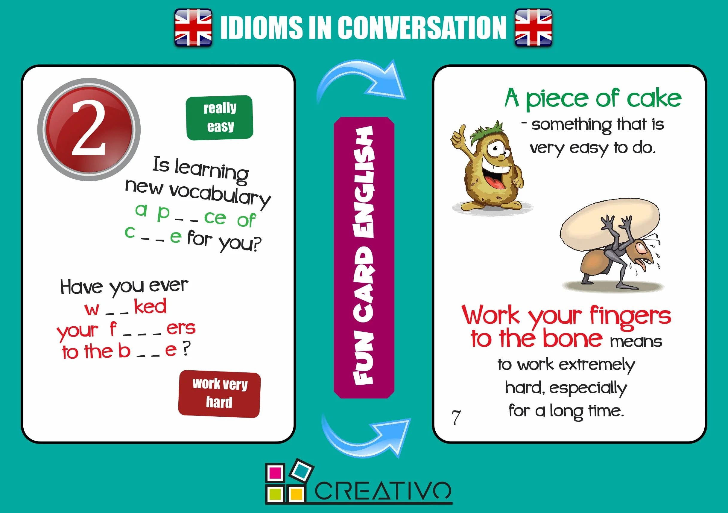 ENGLISH IDIOMS IN CONVERSATION (FICHAS)