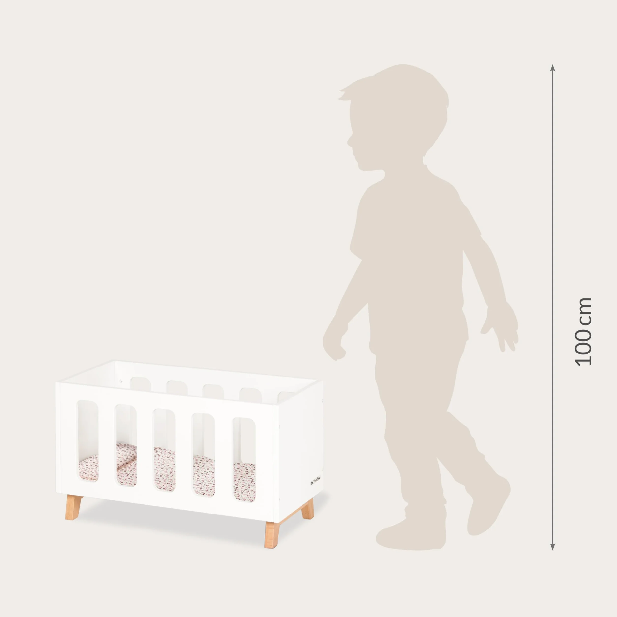 Doll's bed 'Marit', 4 parts