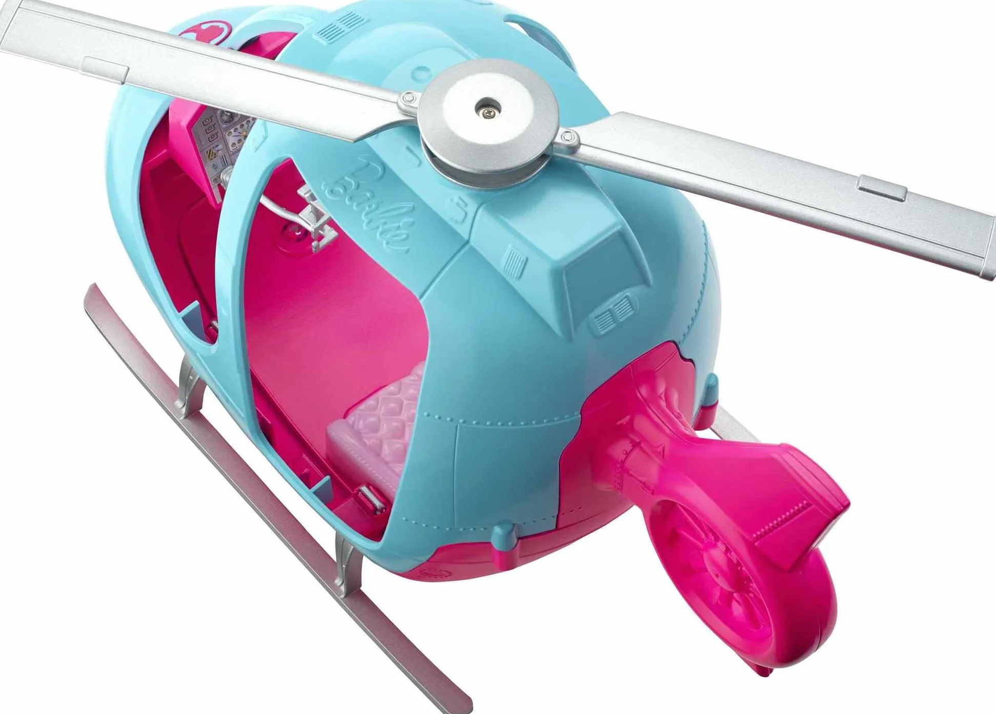 Barbie Helikopter, różowo-niebieski, dla dzieci w wieku od 3 do 7 lat, FWY29