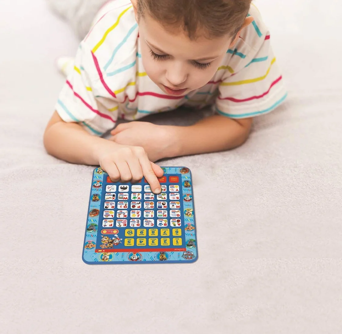Lexibook Psiego Patrolu Psi Patrol Edukacyjny Dwujęzyczny Interaktywny Tablet Edukacyjny, JCPAD002PAi17, Niebieski