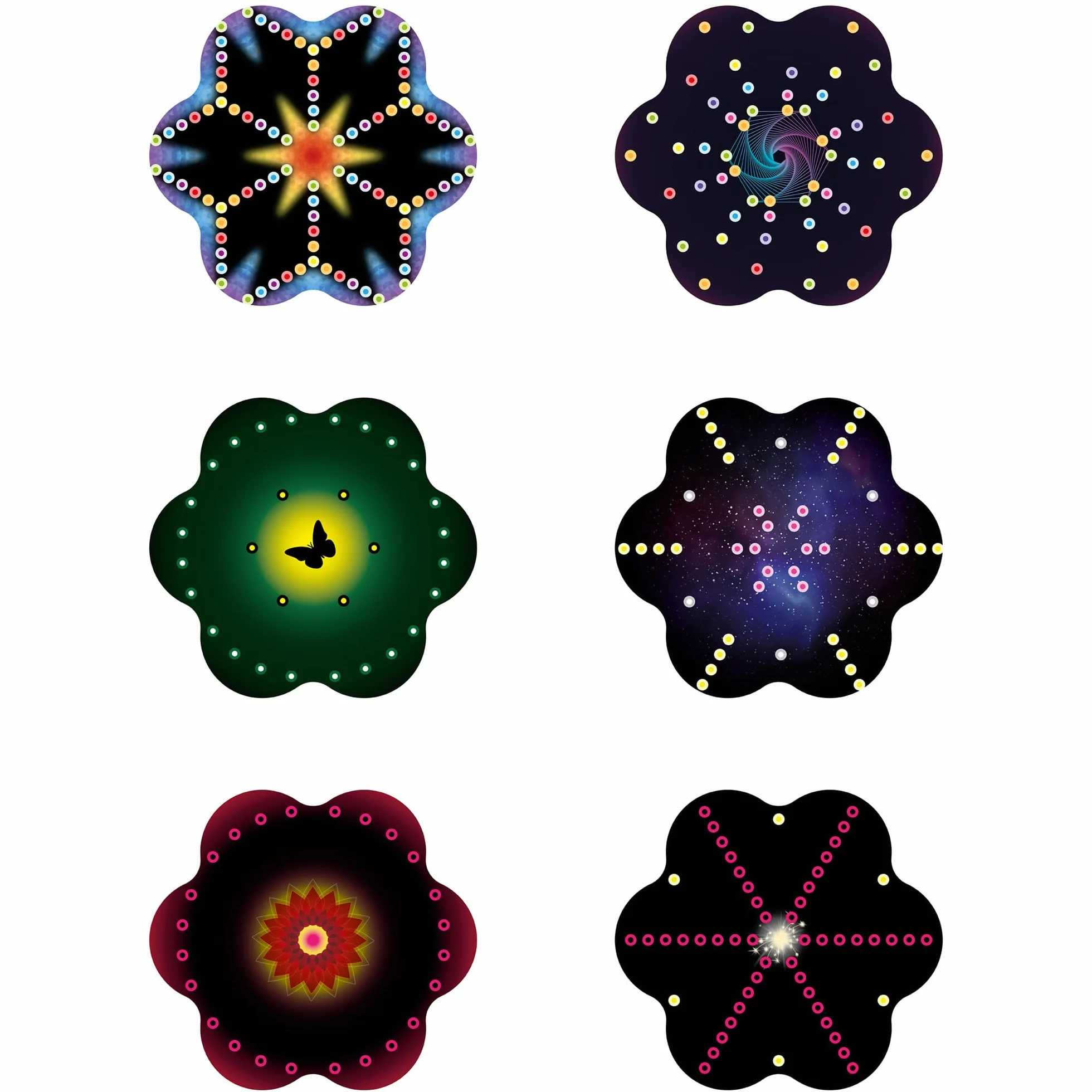 QUERCETTI 2850 Fantasy Quercetti-2850 String Art Mandala mandale dla dzieci, wielokolorowe