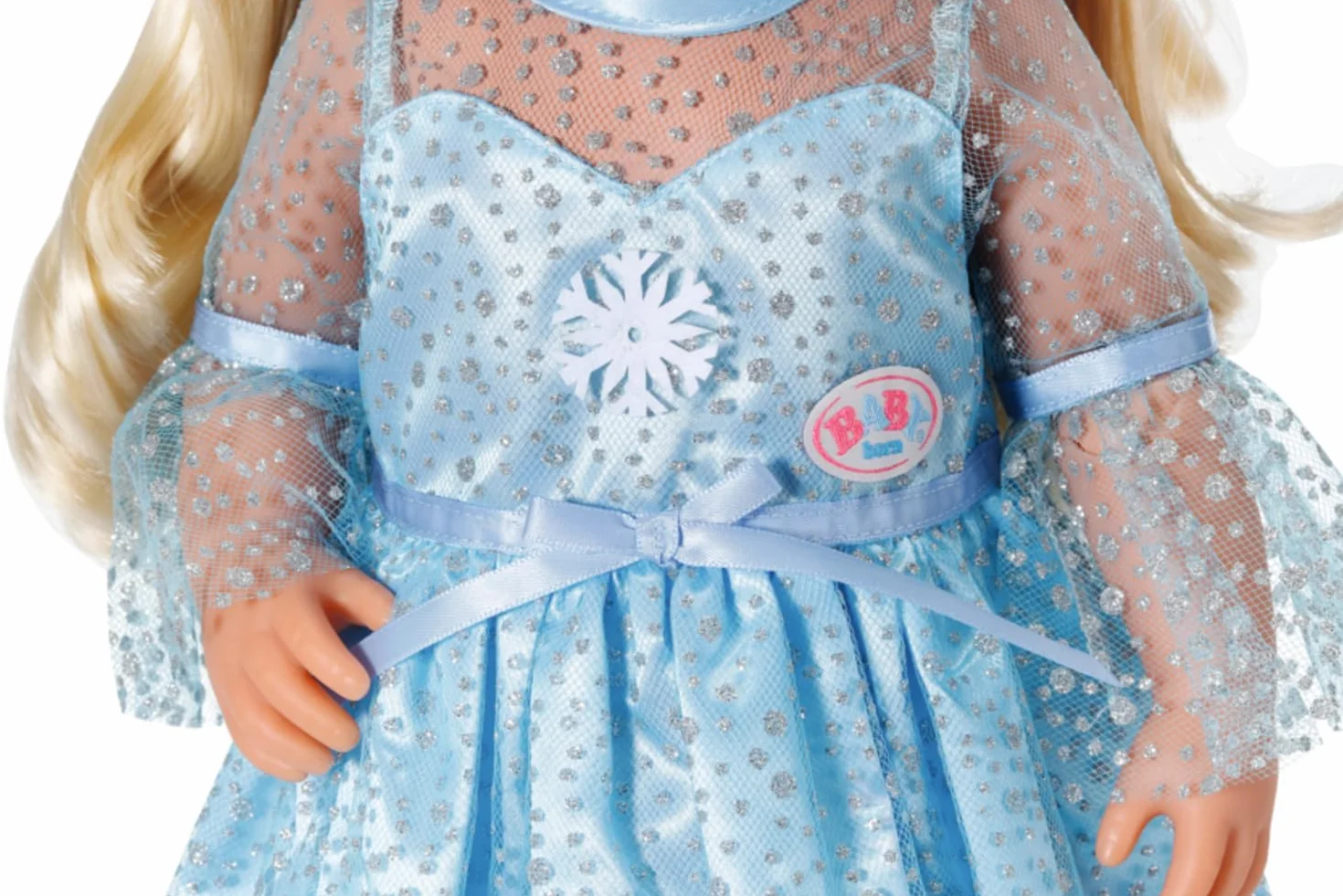 BABY born Księżniczka na lodzie 836095 - sukienka księżniczki z pasującymi łyżwami i diadem dla lalek 43 cm - odpowiednia dla dzieci od 3 lat