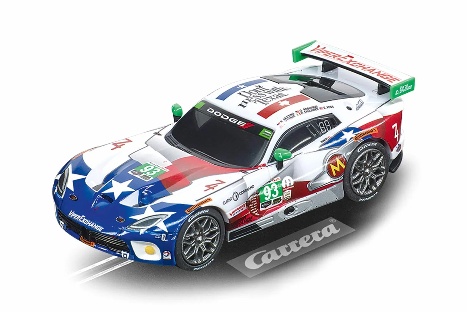 Carrera 20064160 Carrera GO!!! SRT Viper „Ben Keating Team No. 93” tory wyścigowe i licencjonowane wyścigówki do 2 graczy dla chłopców i dziewcząt od 6 lat i dorosłych