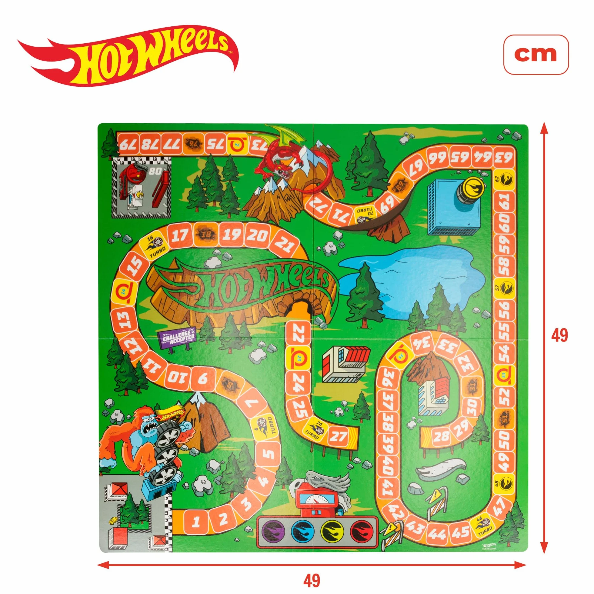 Liscianigiochi Hot Wheels Gra Planszowa, Wielokolorowy, od 5 lat