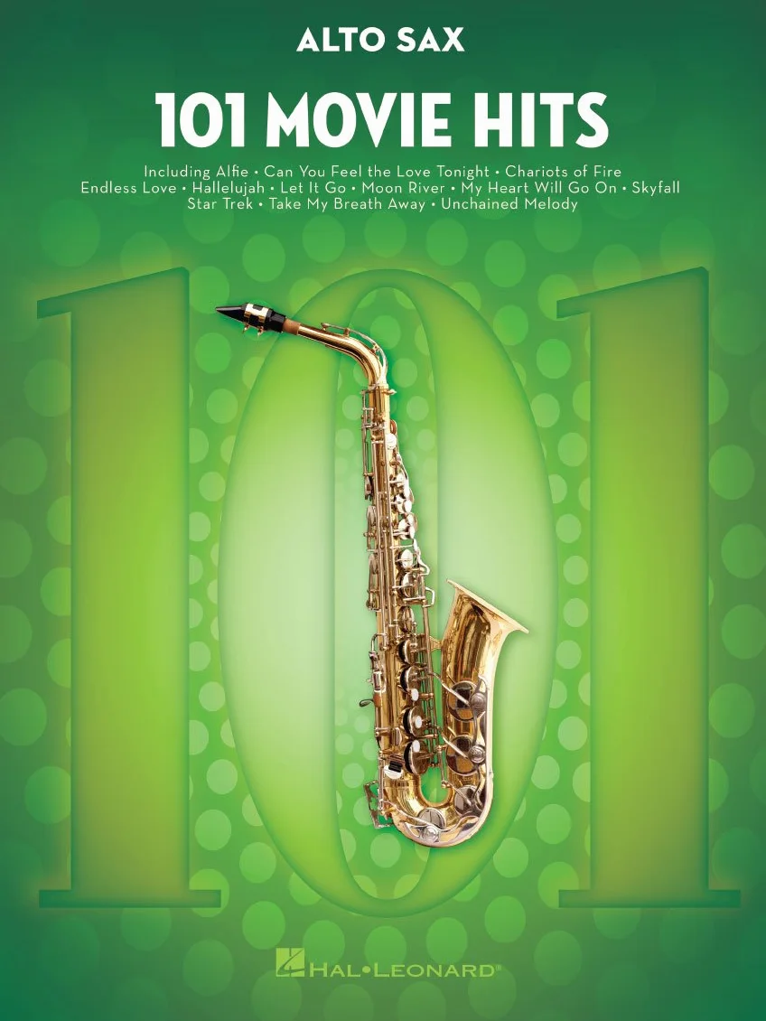 101 movie hits for alto saxophone