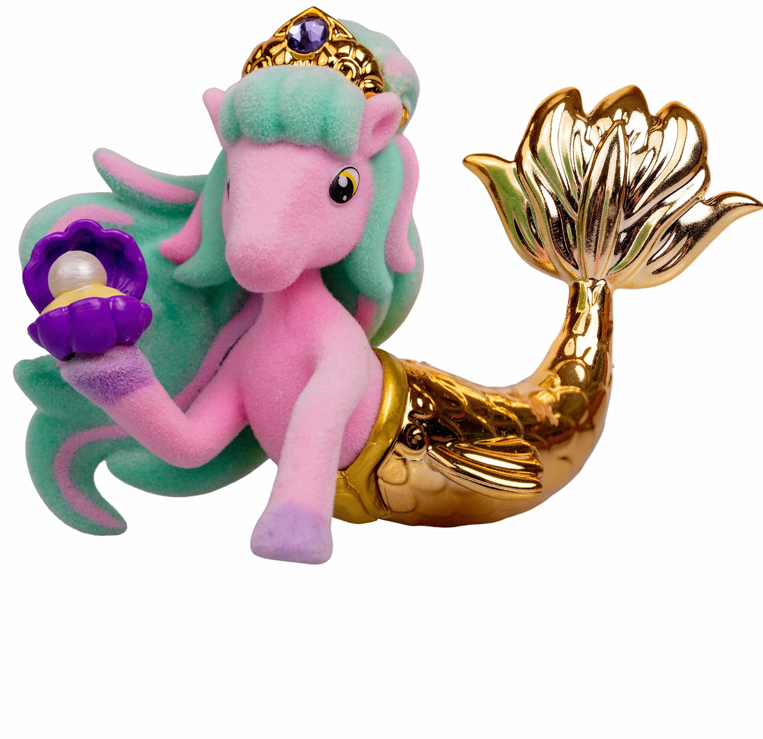 Galupy MERMAID 3-pak – figurki jednorożca syrenka do kolekcjonowania, 3x jednorożec z płetwą i kryształ Swarovski, 18 różnych figurek do zebrania