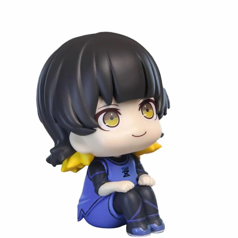 Niebieskie figurki z zamkiem, Isagi Yoichi figurka anime statuetki PCW Bachira Meguru Anime figurka akcji 10 cm