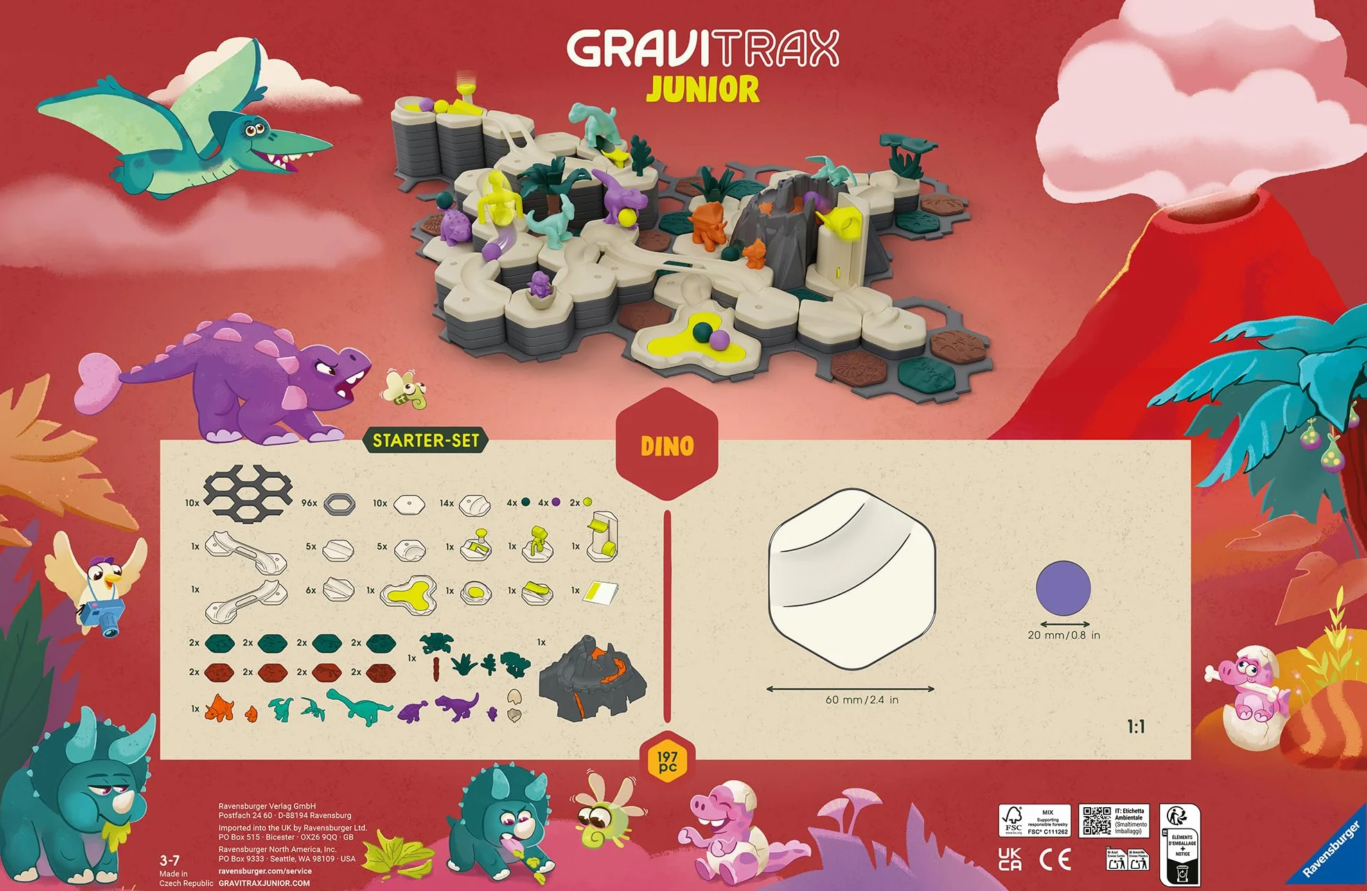 Ravensburger GraviTrax Junior Zestaw Startowy Dino XXL