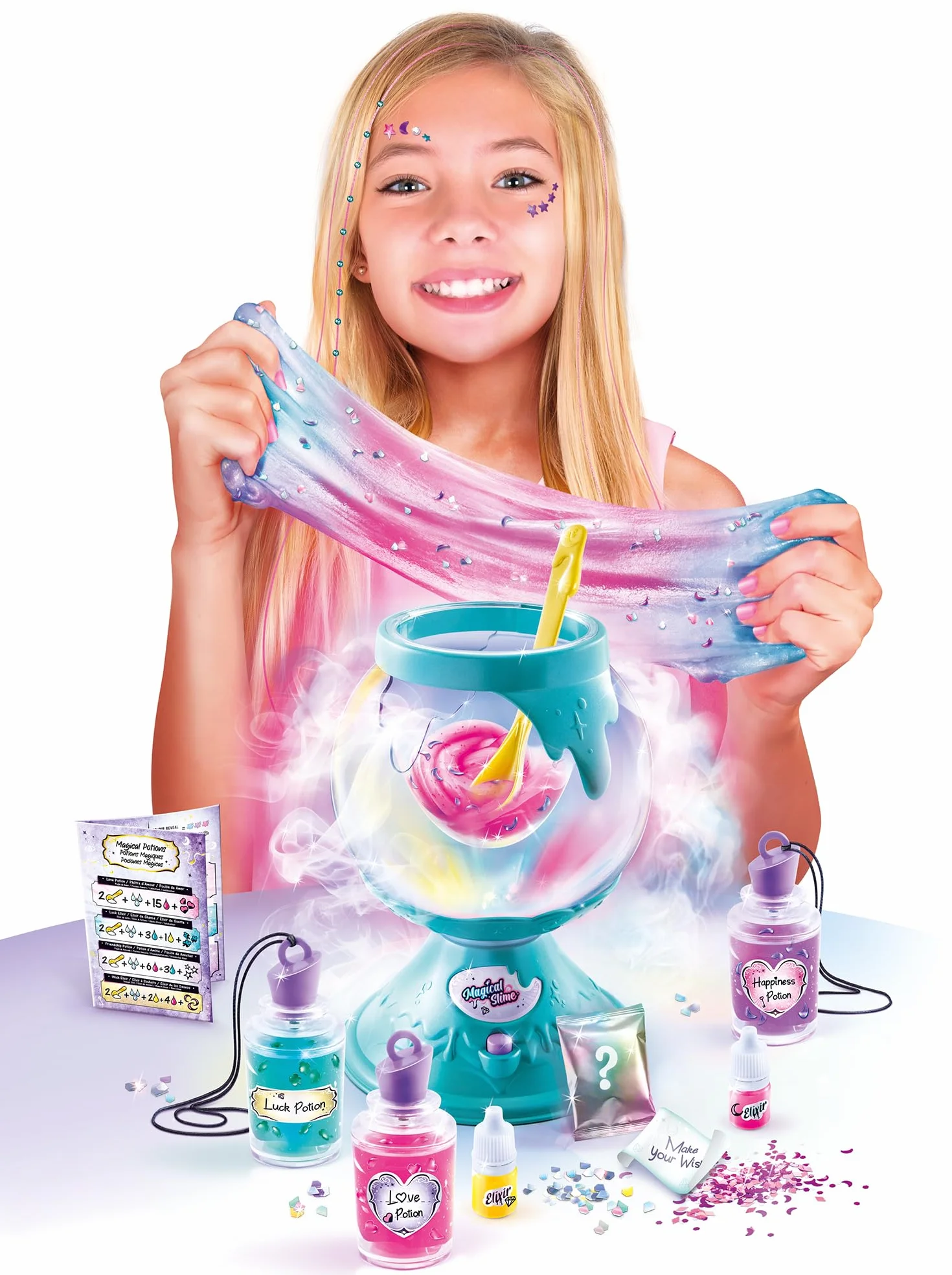 Canal Toys - Magical Slime - Moja Fabryka Magicznych Eliksirów - Kocioł Slime DIY - Od 6 lat - SSC 196, Wielokolorowy, 34 x 14 x 27,5 cm