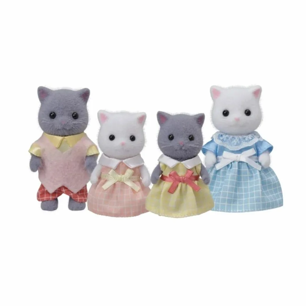 Sylvanian Families Rodzina Kotów Perskich Zestaw do Zabawy, Wielokolorowy, od 3 lat