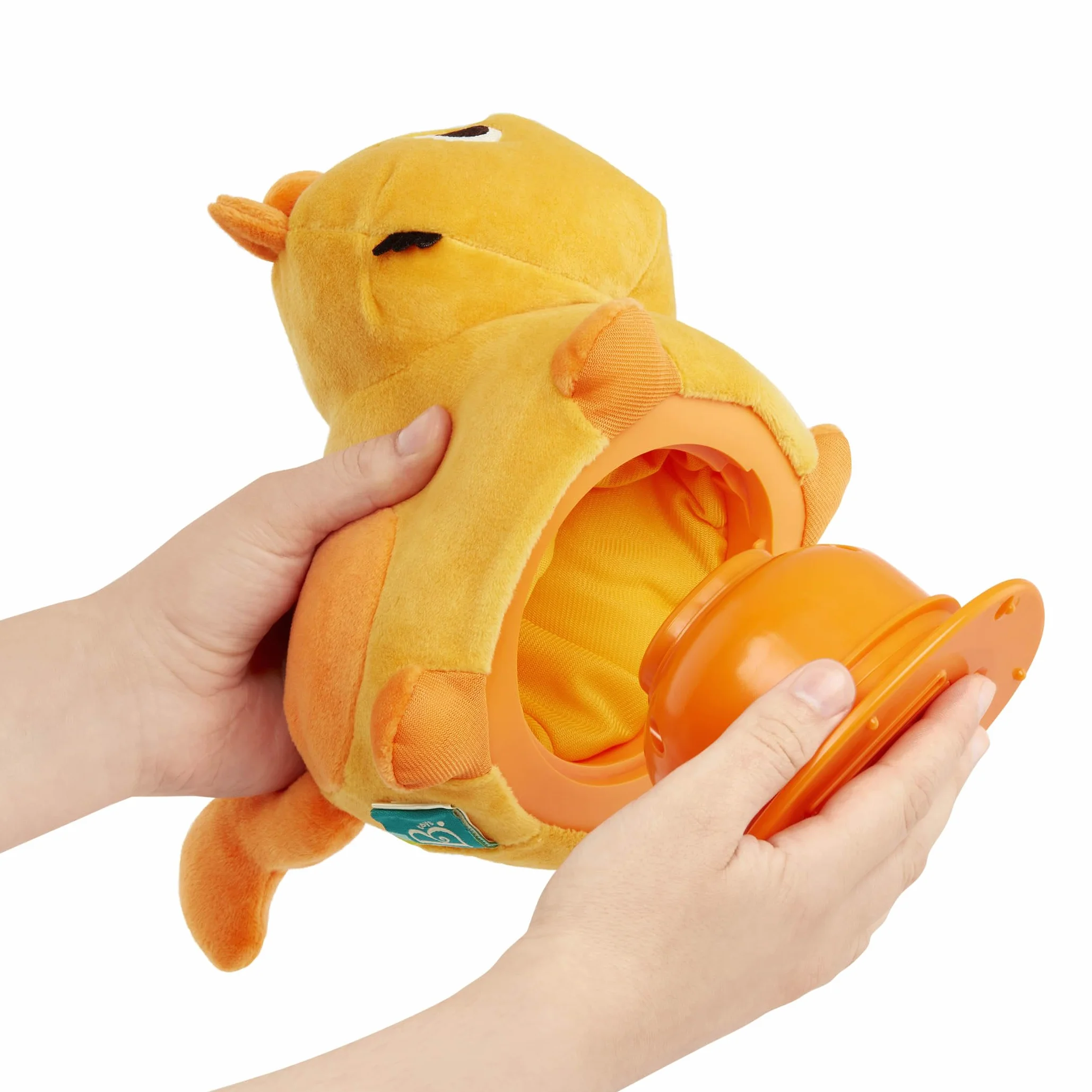 B. Toys By Battat Kot Przytulanka z Dźwiękami, Pomarańczowy, Od 6 miesięcy, BX2120Z
