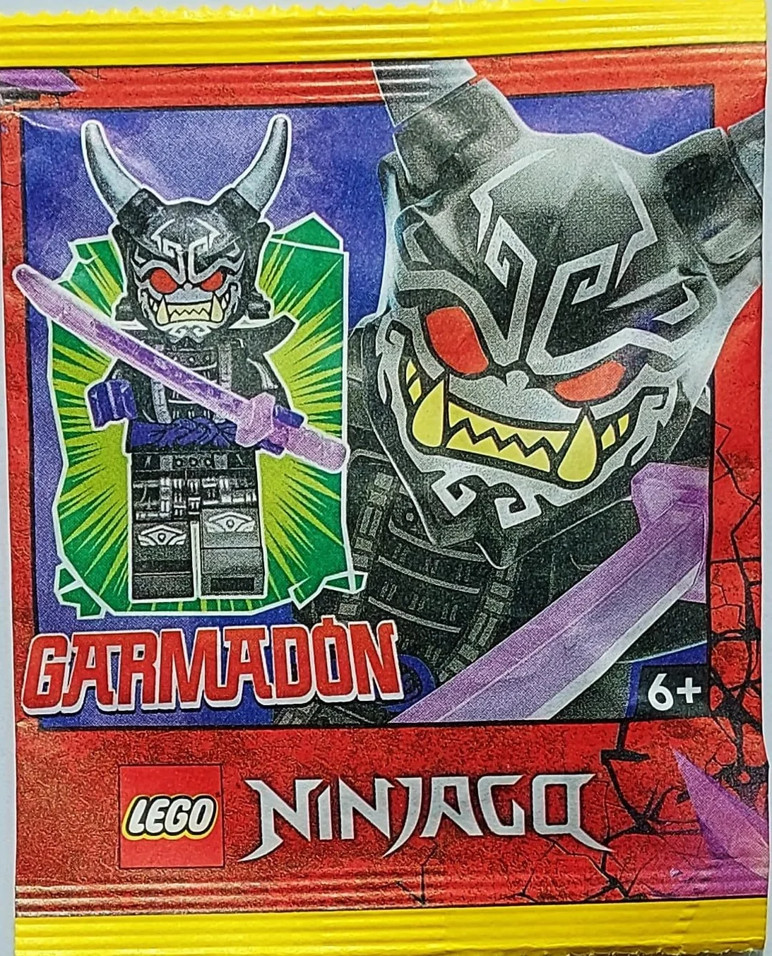 LEGO Ninjago: Lord Garmadon Oni Minifigurka z mieczem