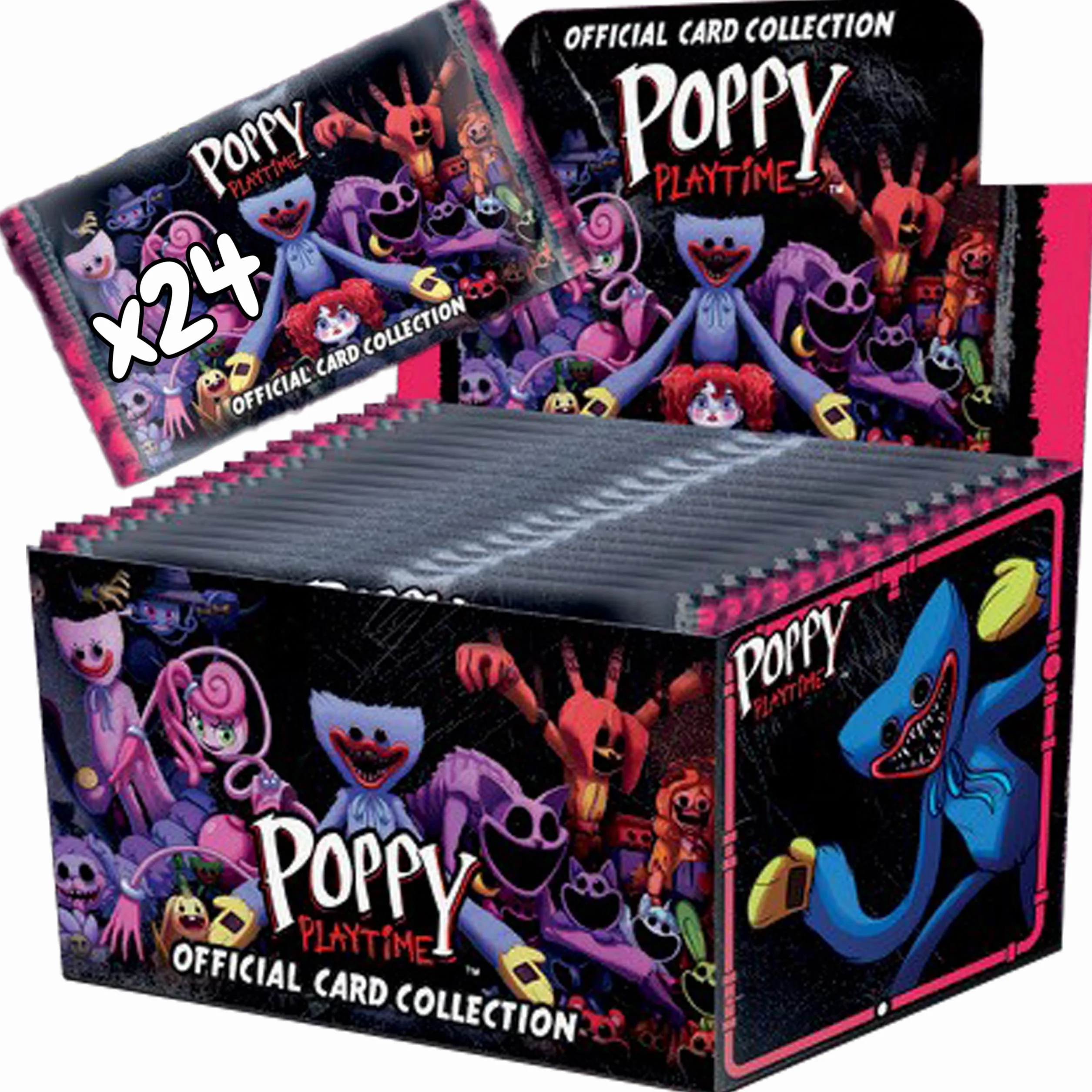POPY PLAYTIME 24 oficjalne torebki Diramix, każda saszetka zawiera 5 kart kolekcjonerskich