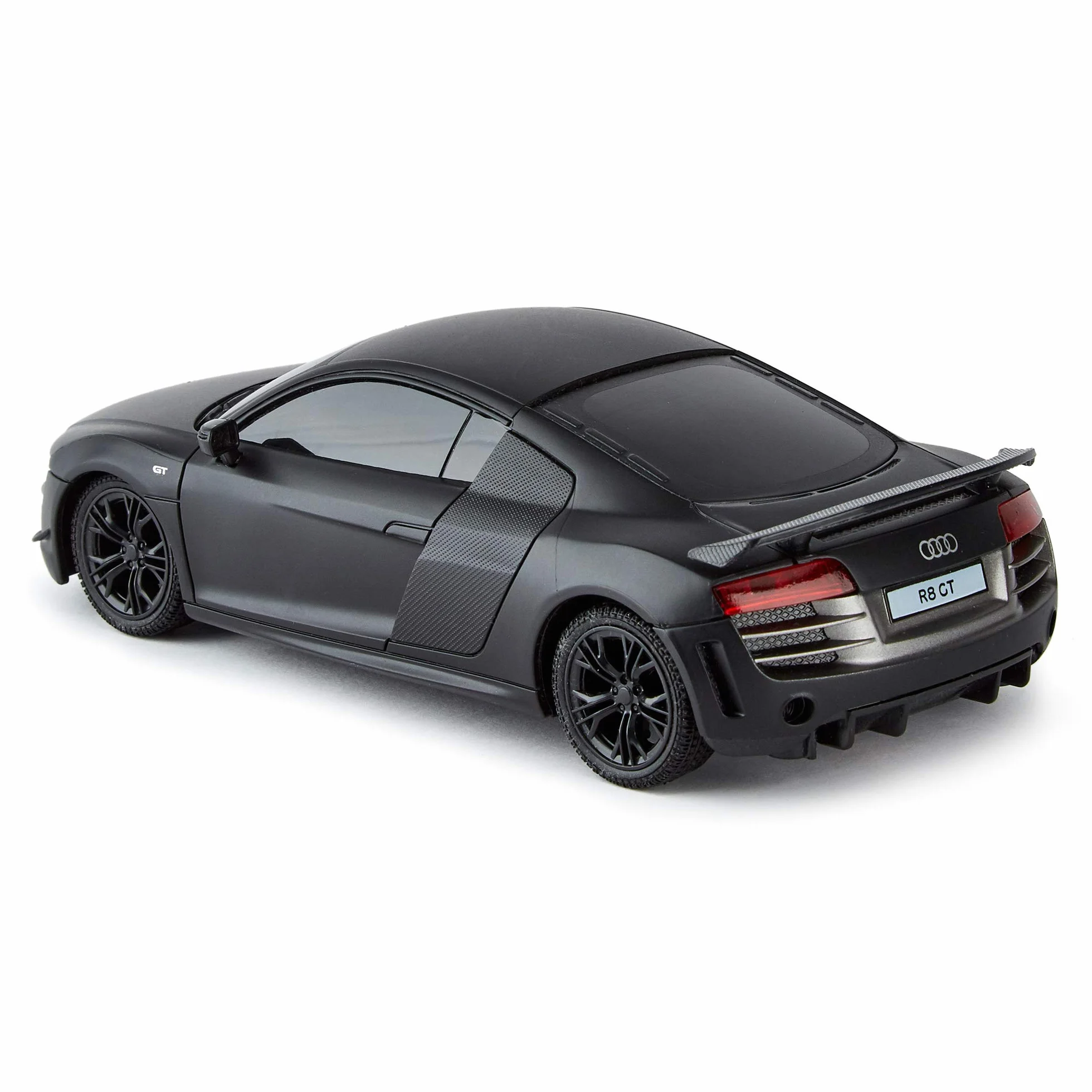 CMJ RC CARS Audi R8 GT, oficjalny, licencjonowany, zdalnie sterowany samochód, czas odtwarzania RC Flitzer Auto, 1:24 RC Car samochód terenowy samochód 24 Hz, prezent dla dzieci w wieku 6-12 lat, dla