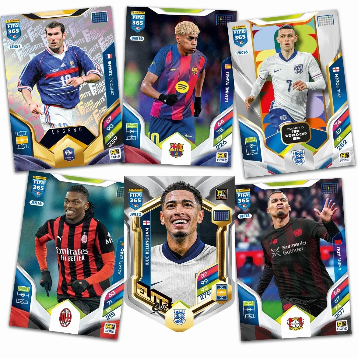 Panini FIFA 365 Adrenalyn XL 2026 Karty kolekcjonerskie pudełko 24 paczki