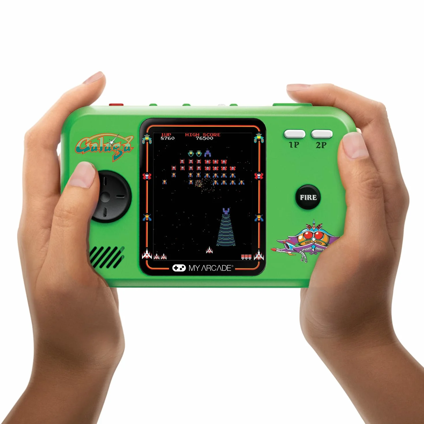 Pocket Player PRO konsola do gier - Galaga - Atari - Ecran 7cm Haute Résolution