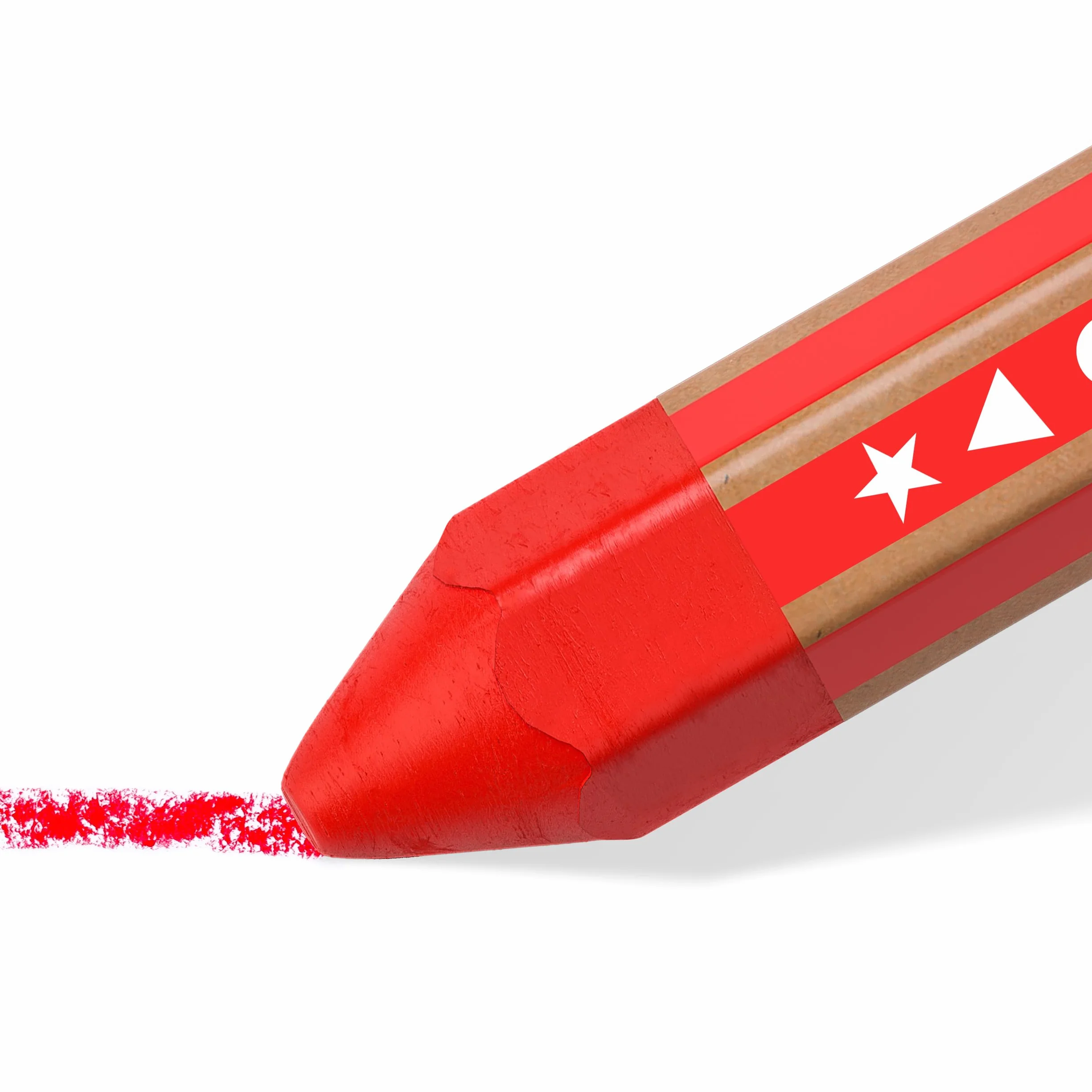 STAEDTLER 224 Noris Junior kredki woskowe dla 2 lat, różne kolory, 6 sztuk