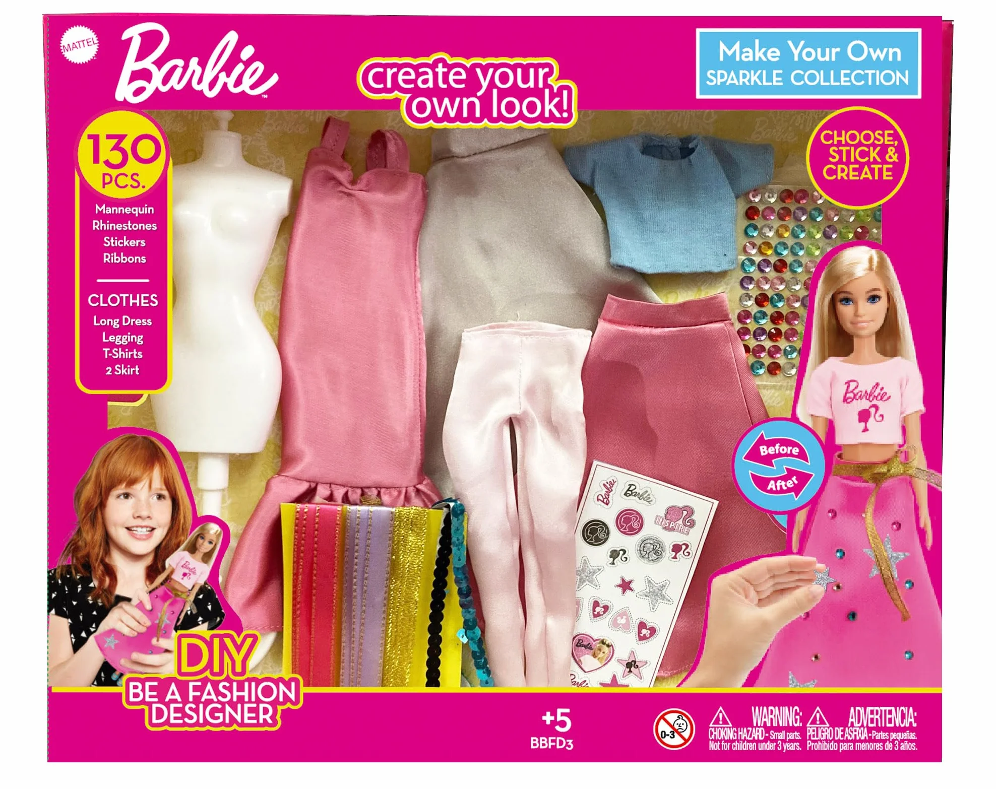 Barbie Make Your Own Outfit - Sparkle Collection