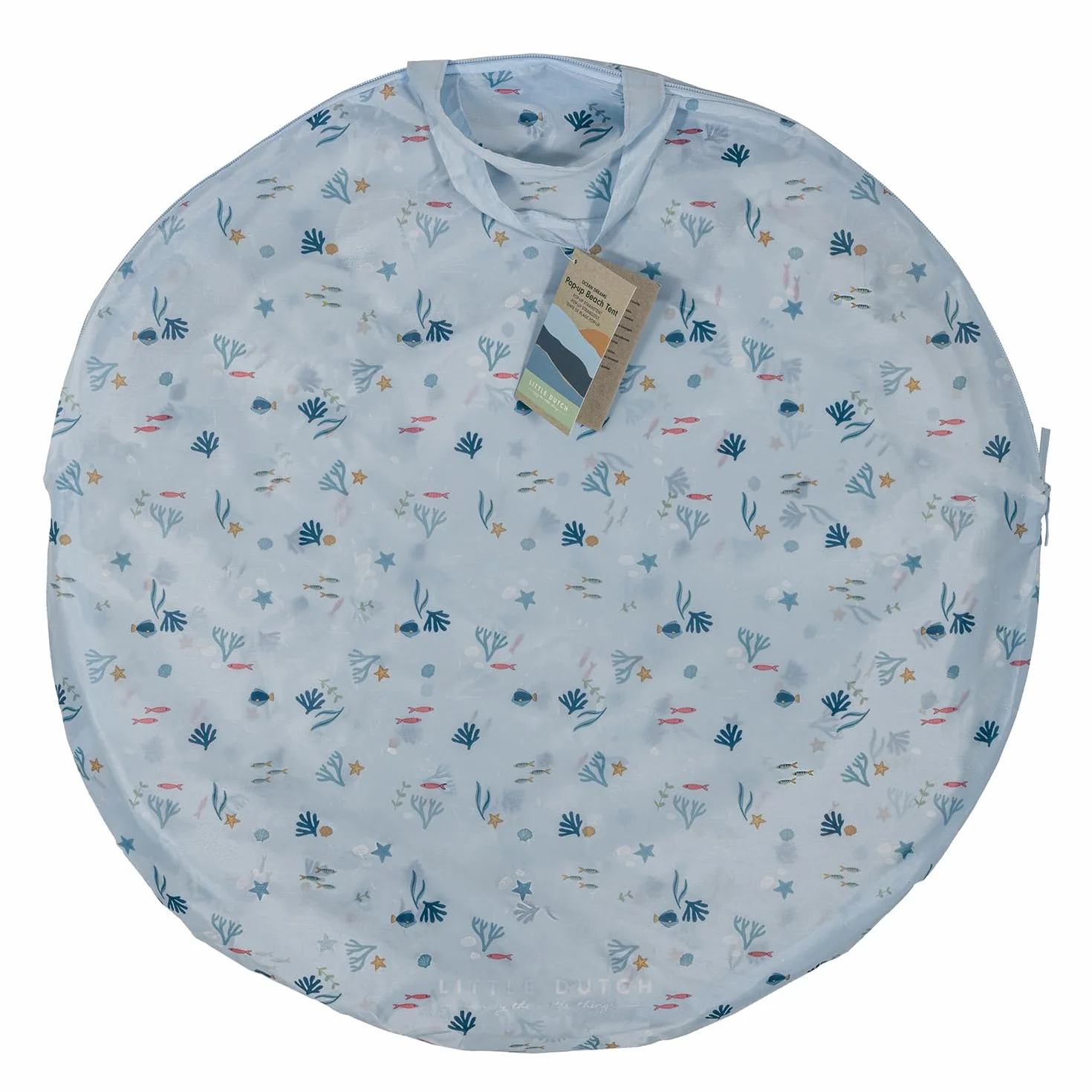 Little Dutch Ocean Dreams namiot Pop-Up 122 x 110 x 122 cm niebieski