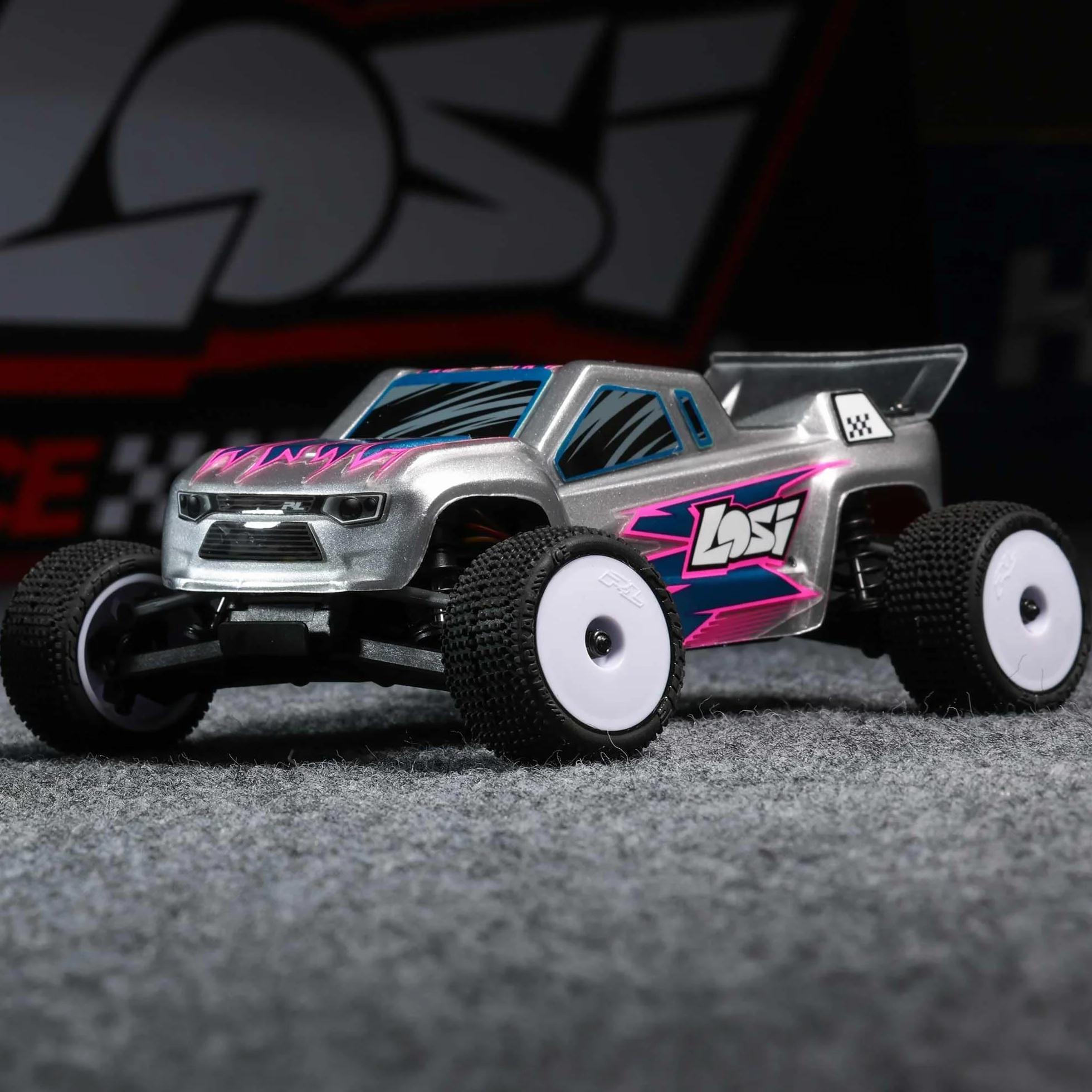 LOS-1392T2 Losi 1/28 Micro-T 2S 2WD RTR Stadion Truck (bateria i ładowarka w zestawie
