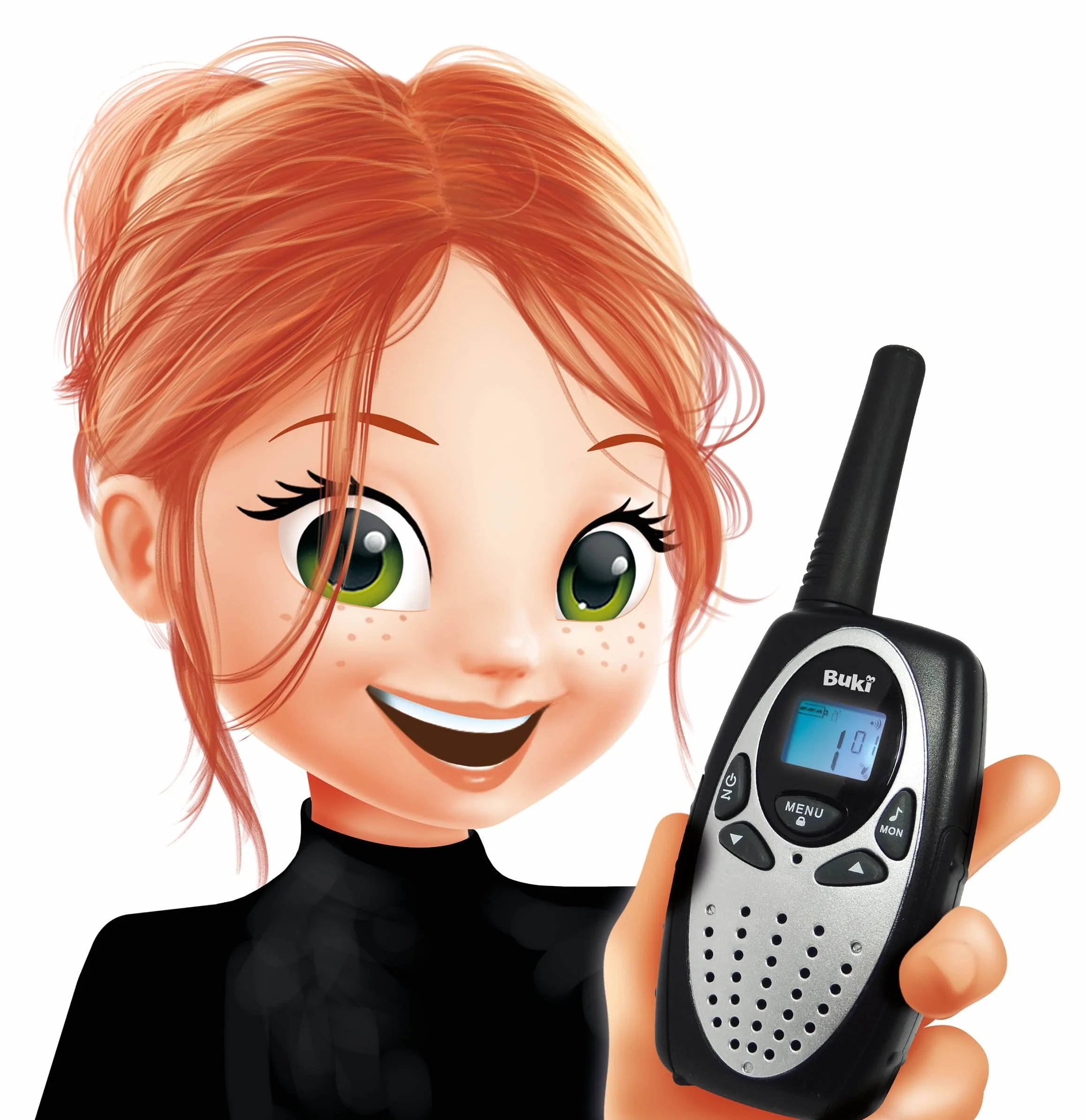 Buki - TW02 - Talkie Walkie Walkie do ponownego ładowania