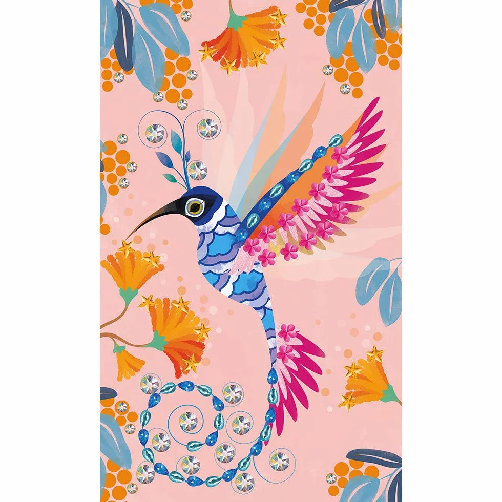Janod - From 7 years old - Creative Kit - Strass Bel Oiseau - Les Ateliers du Calme - Creative Leisure - Dexterity and Concentration - J07810