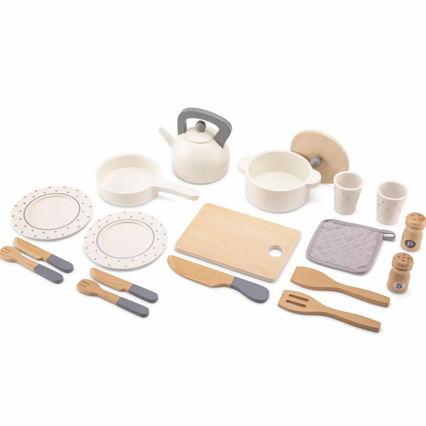 New Classic Toys Drewniana zastawa stołowa (10615)