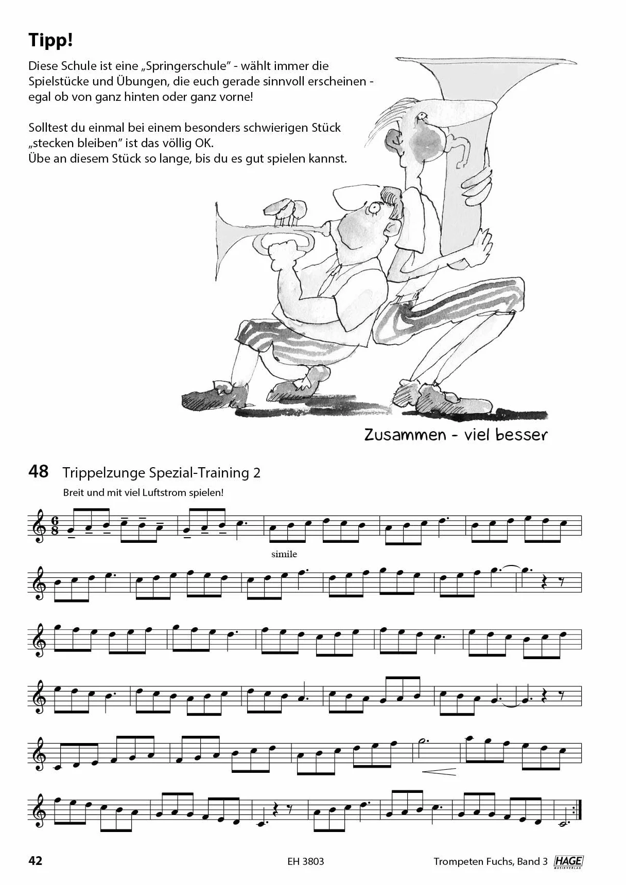 Trompeten Fuchs Band 3: Die geniale und spaßige Trompetenschule