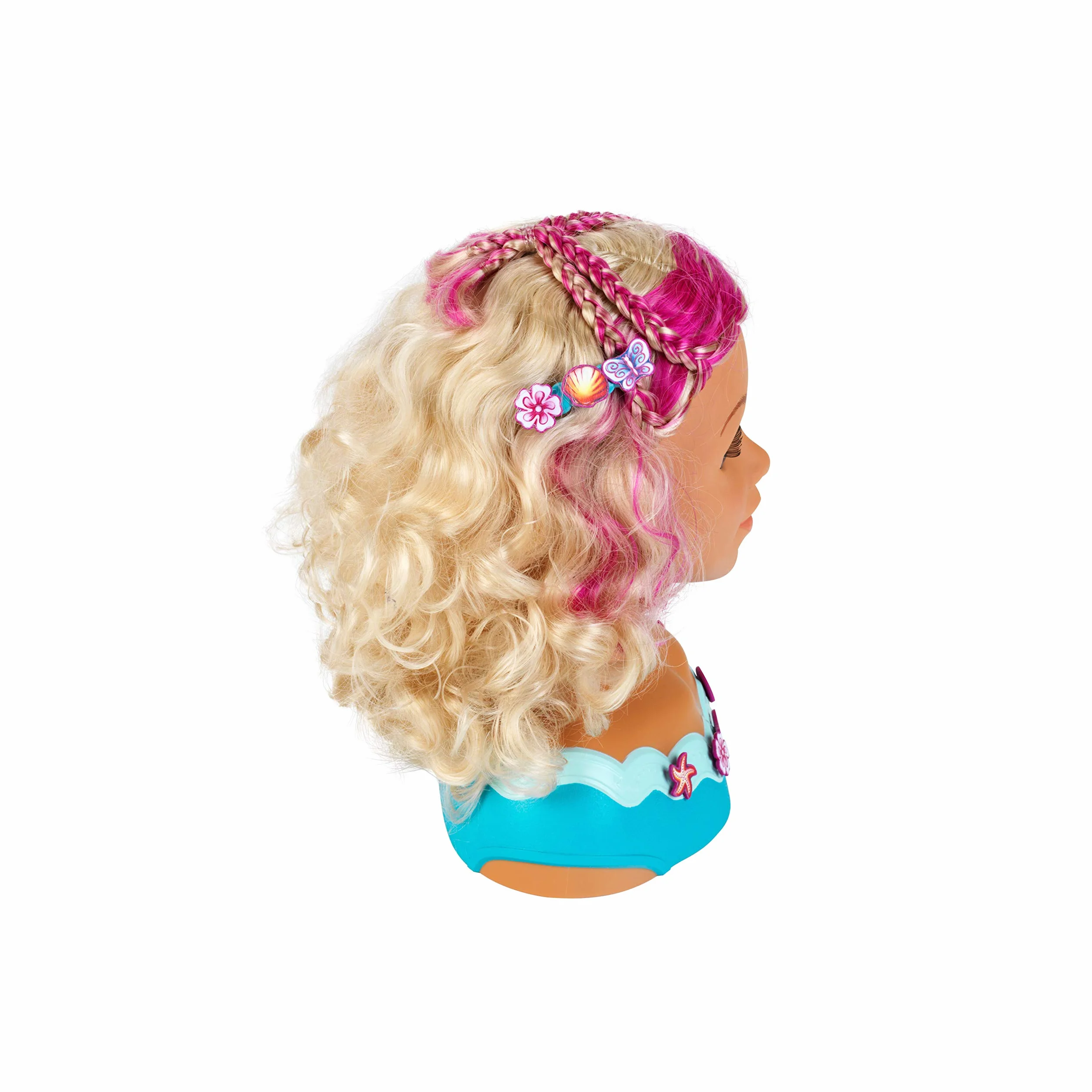 Theo Klein 5398 Princess Coralie make - up and hairdressing head 'Mariella' , With hair Accessories , cosmetics and much more , Toy for Children from 3 Years old