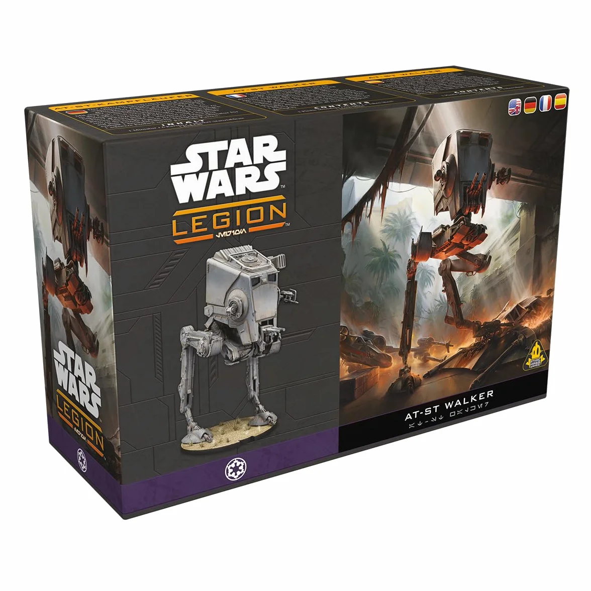 Asmodee, Star Wars: Legion – at-ST Walker, wersja DE, rozszerzenie stołu dla 2 graczy od 14 lat z czasem gry 120-180 minut, wielojęzyczny