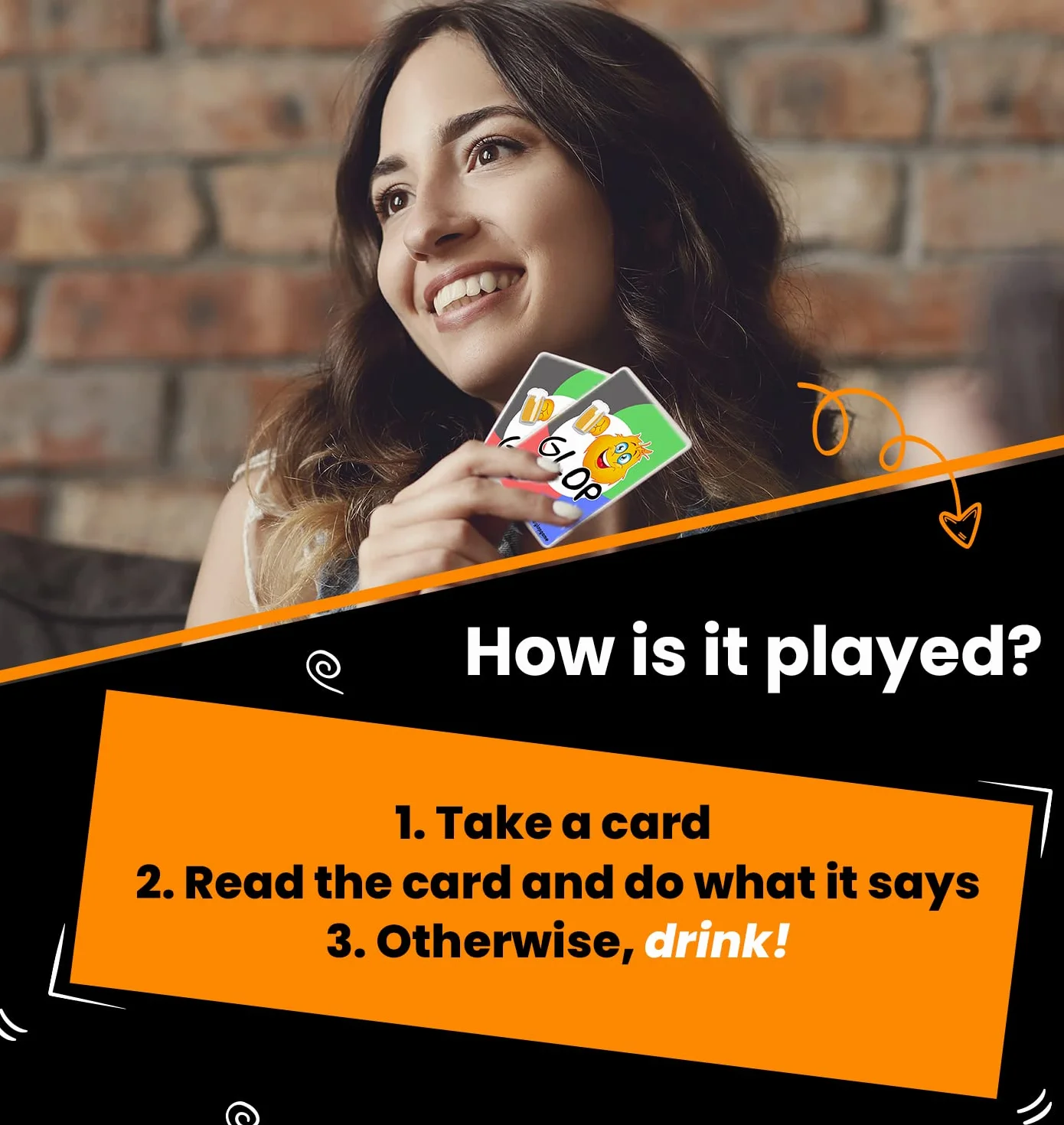 Glop 500 kart – gry w drinking games – drinking games for adults party – gra planszowa dla dorosłych – zabawne gry karciane – prezent dla mężczyzn i kobiet