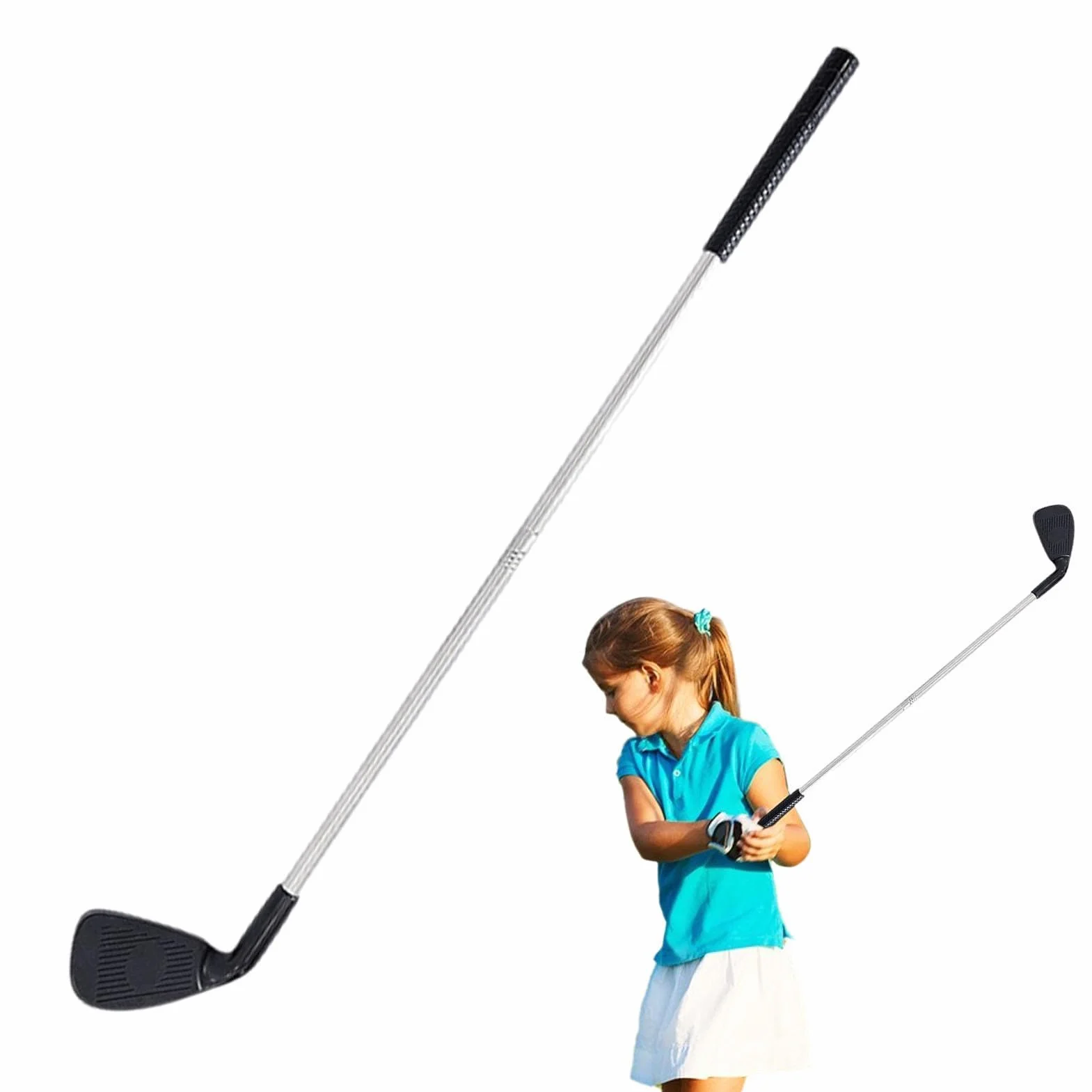 Kije golfowe dla dzieci, kije golfowe, kije golfowe, kije golfowe, do użytku wewnątrz i na zewnątrz, dla dzieci i dorosłych, kije golfowe, kije golfowe do każdego postawienia zielonej maty