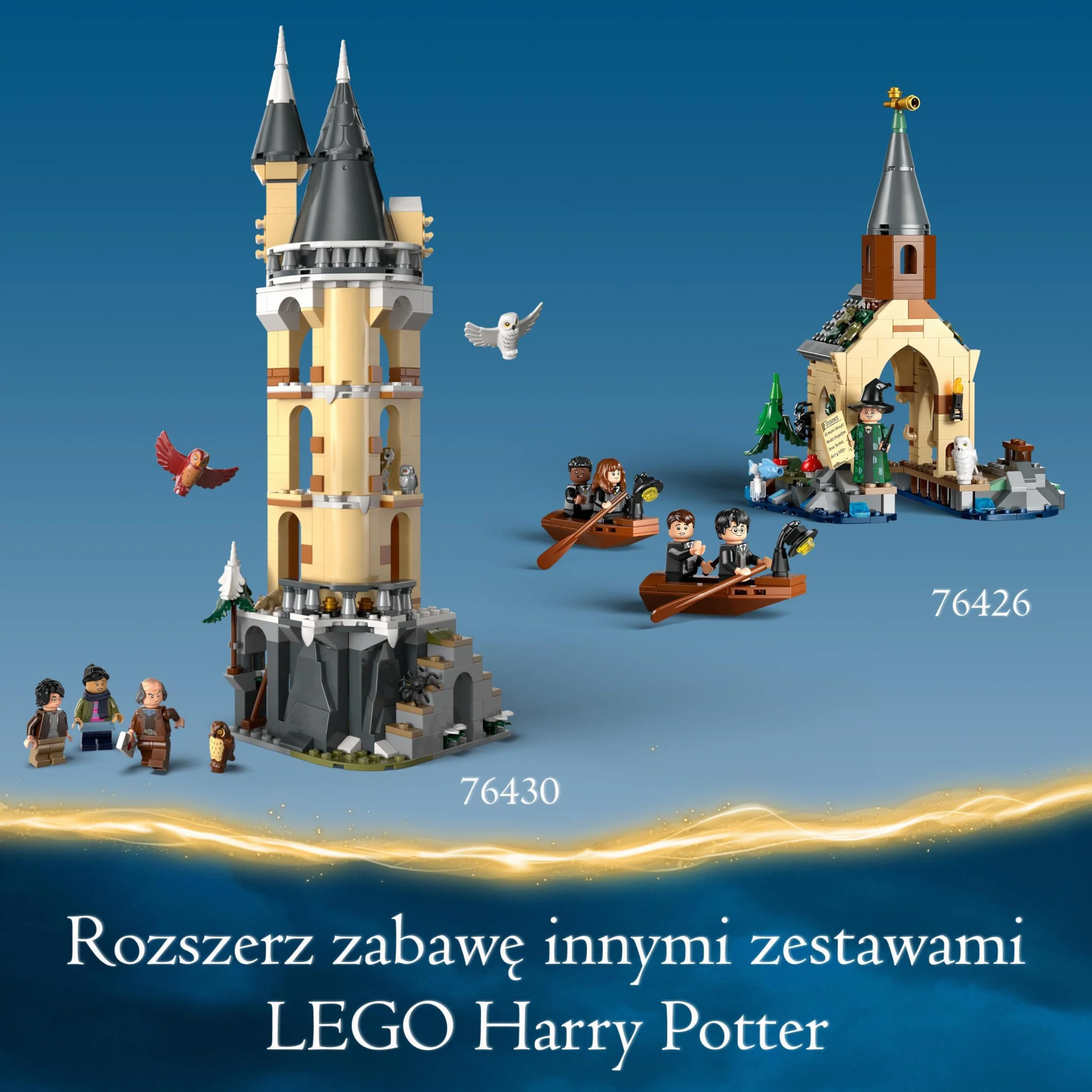 LEGO Harry Potter Chatka Hagrida: niespodziewana wizyta 76428; zestaw z chatką do zbudowania i siedmioma postaciami do odgrywania ról; pomysł na prezent dla chłopców i dziewczynek