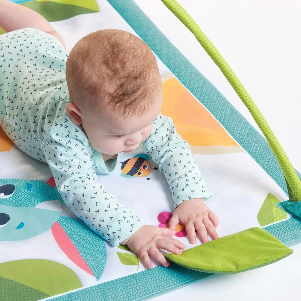 Tiny Love Gymini Słoneczny Dzień, muzyczna mata do zabawy dla niemowląt i siłownia dla noworodka, odpowiednia od urodzenia, 0 m +, 85 x 75 x 45, dni łąki, Multi, 3333120171