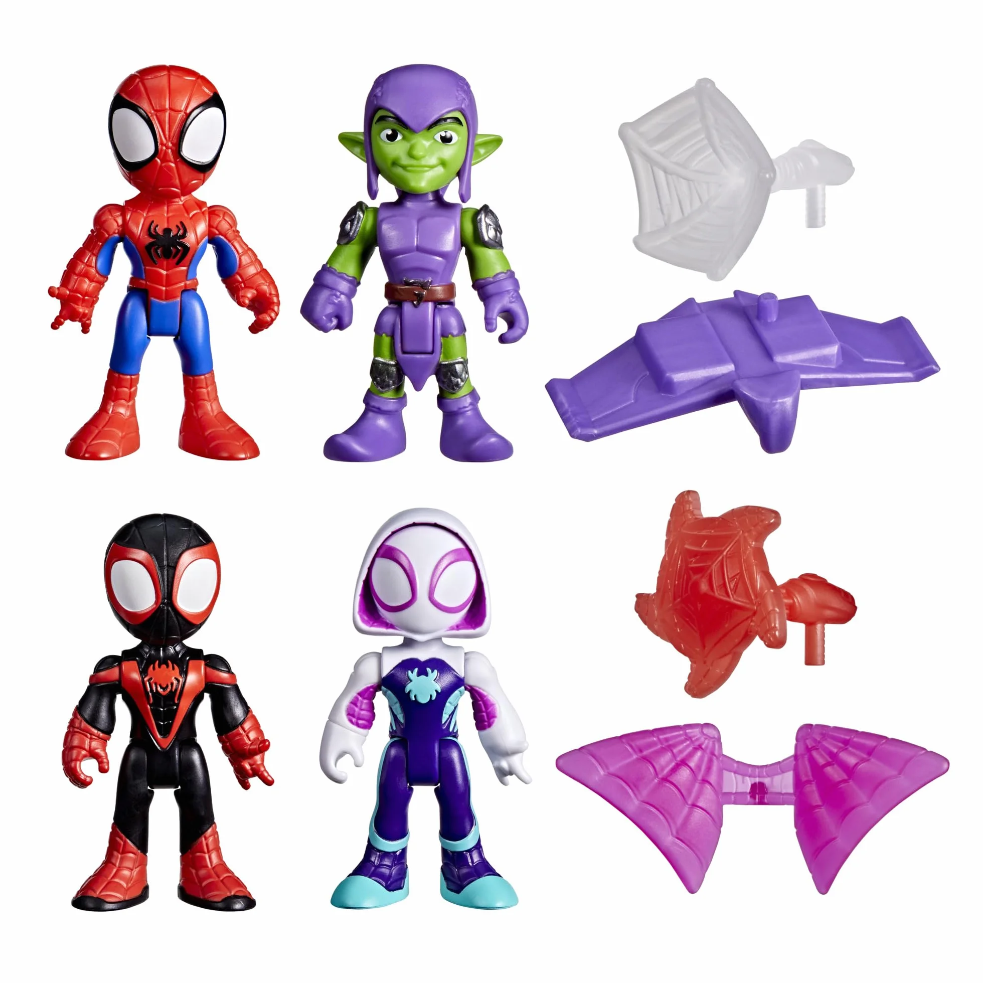 Marvel Zestaw Przygody z pajęczymi sieciami Spidey i super-kumple figurki Spider-Mana