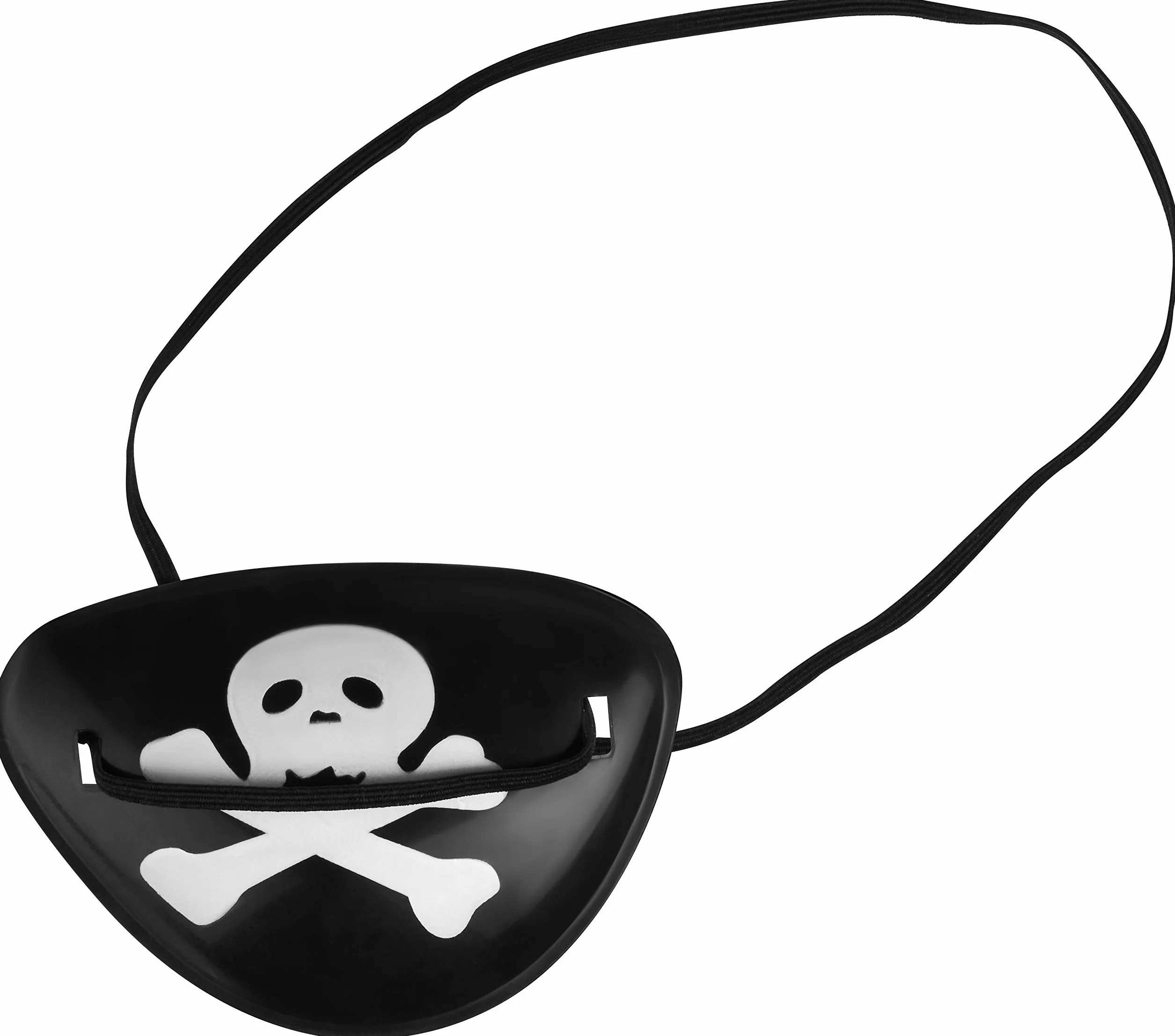 Zestaw piracki 4 czci dla dzieci skadajcy si z czarnego pirackiego kapelusza + szabli + opaski na oko + pirackiego haka - zestaw kostiumowy na karnawa